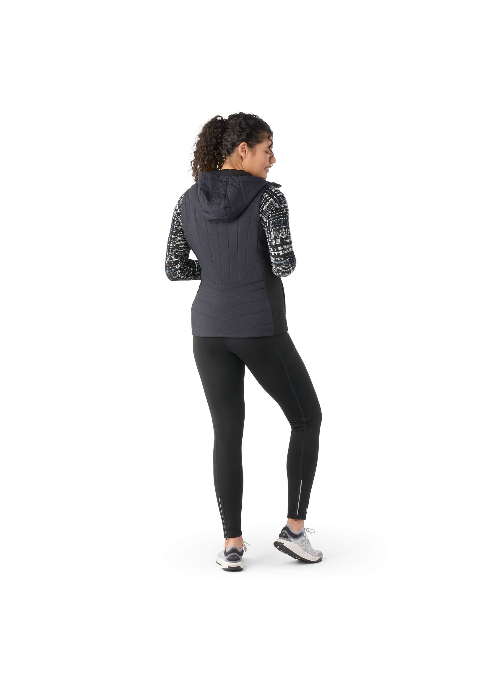 SMARTWOOL Veste sans manches en Smartloft pour femme-NOIR