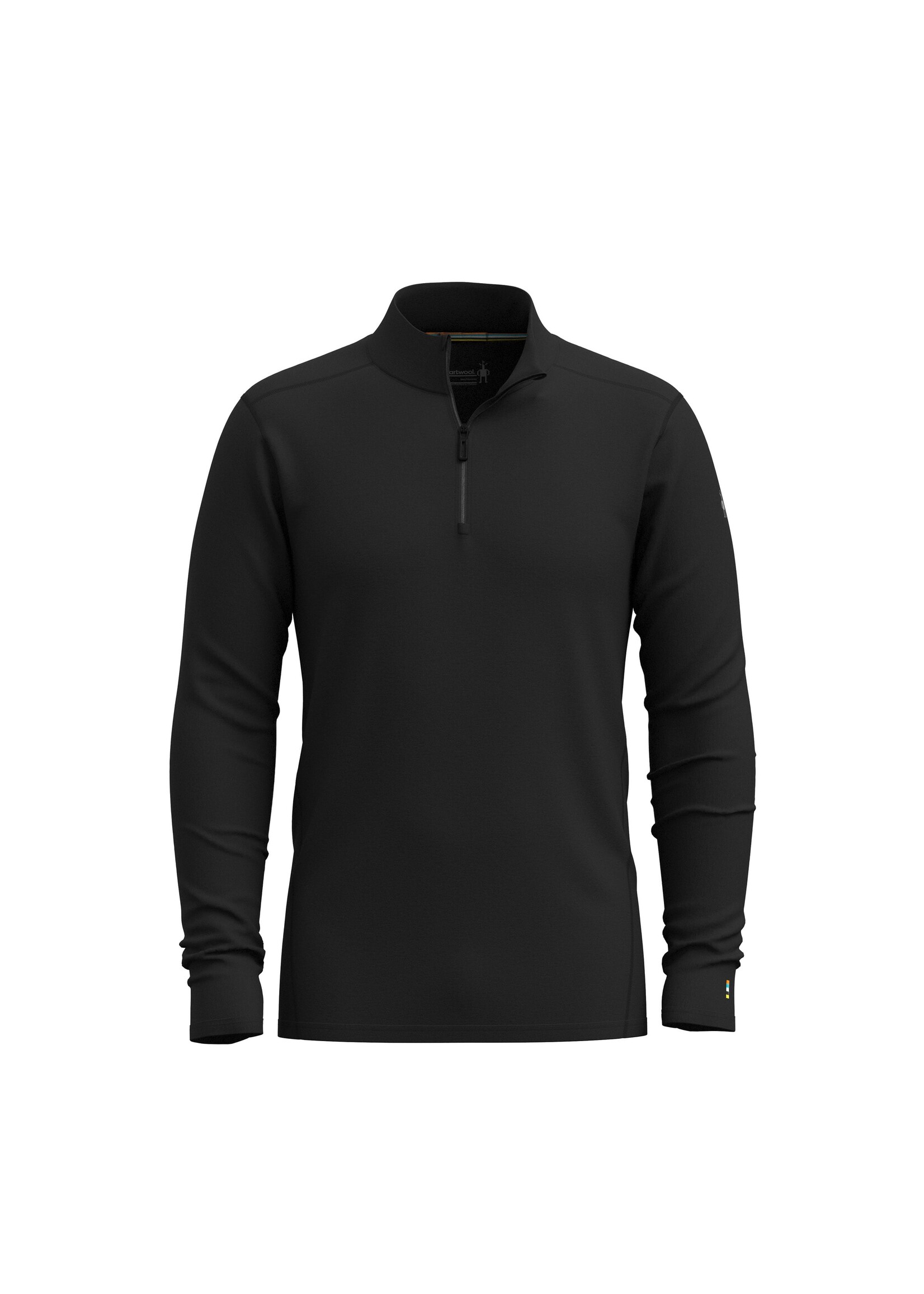 SMARTWOOL Chandail couche de base toute saison à demi-glissière pour homme-NOIR
