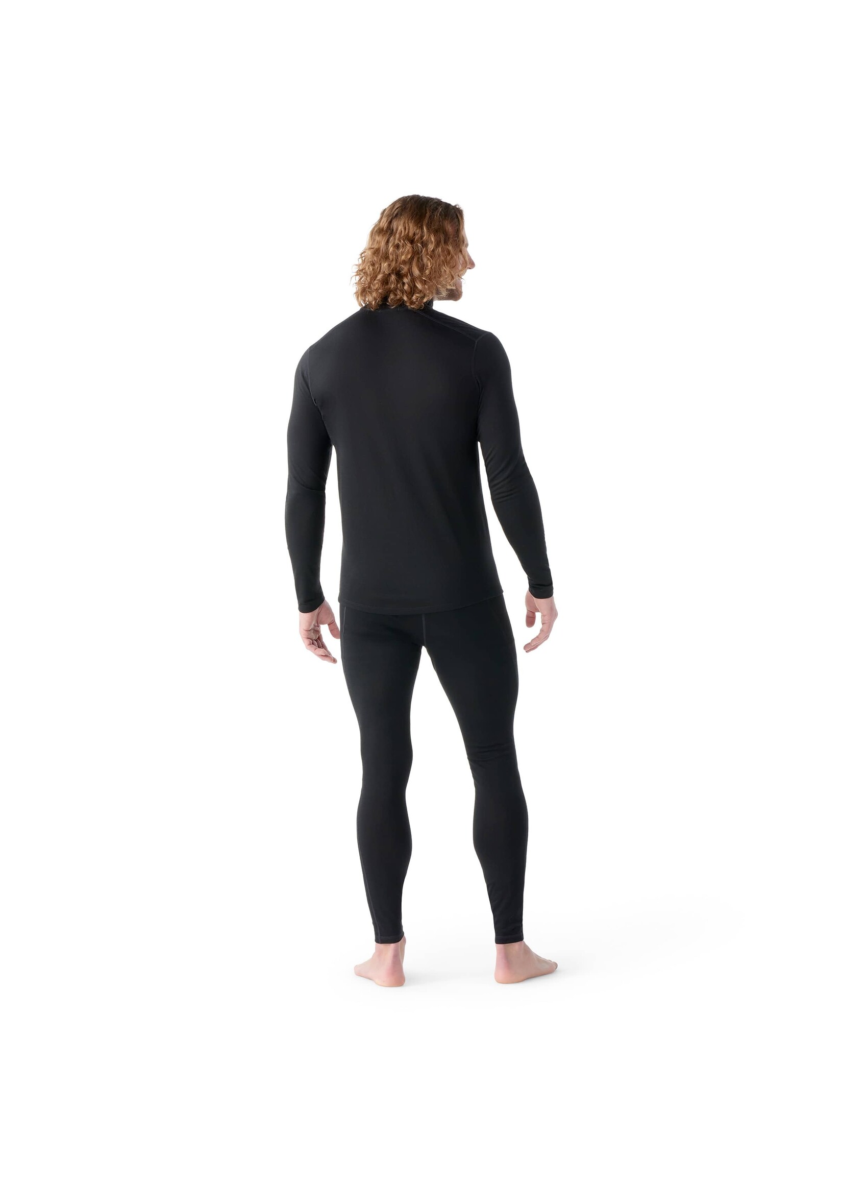 SMARTWOOL Chandail couche de base toute saison à demi-glissière pour homme-NOIR
