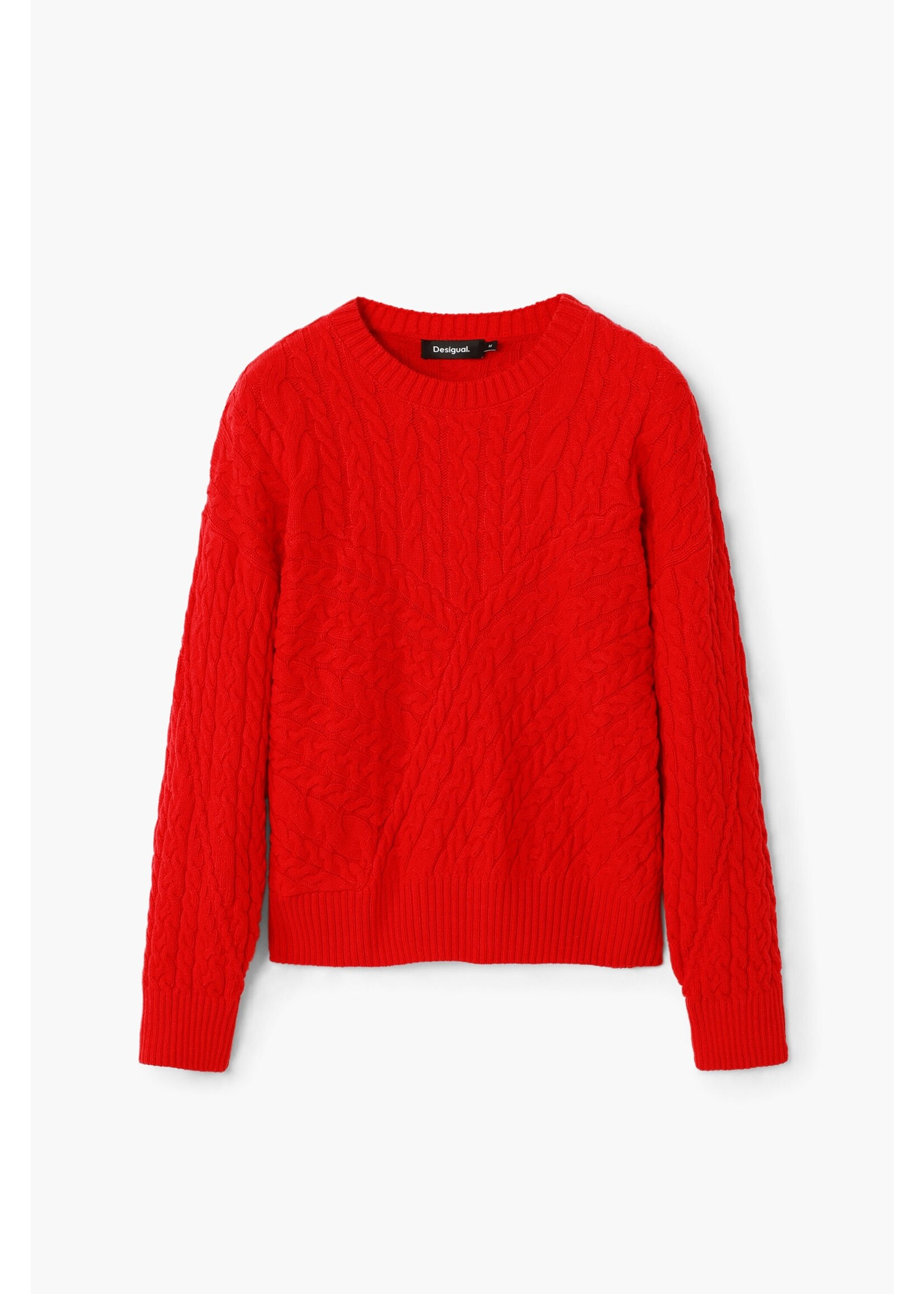 DESIGUAL Pull en maille à reliefs