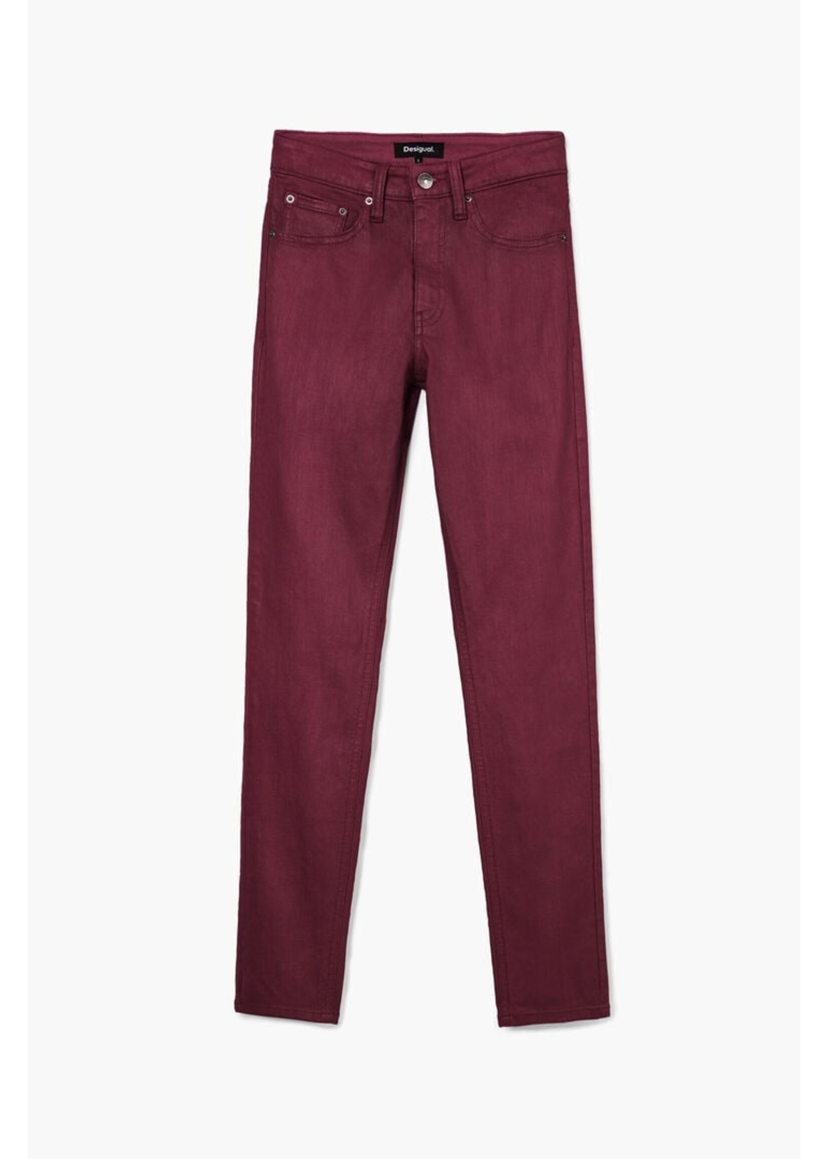 DESIGUAL Pantalon slim-Bordeaux