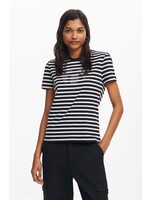 DESIGUAL Striped heart T-shirt
