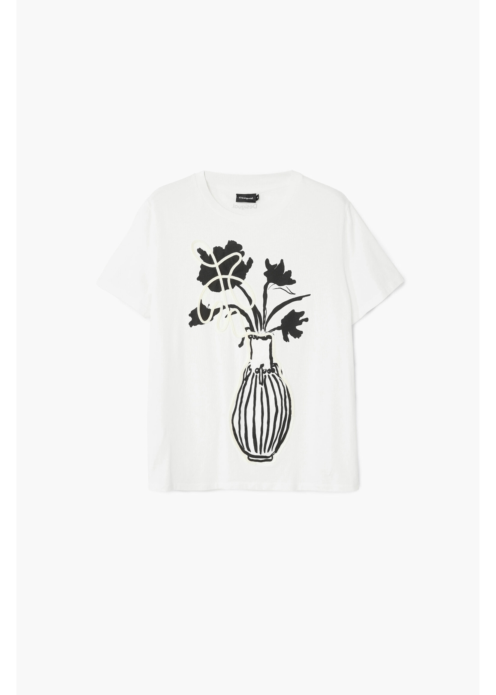 DESIGUAL T-shirt uni vase