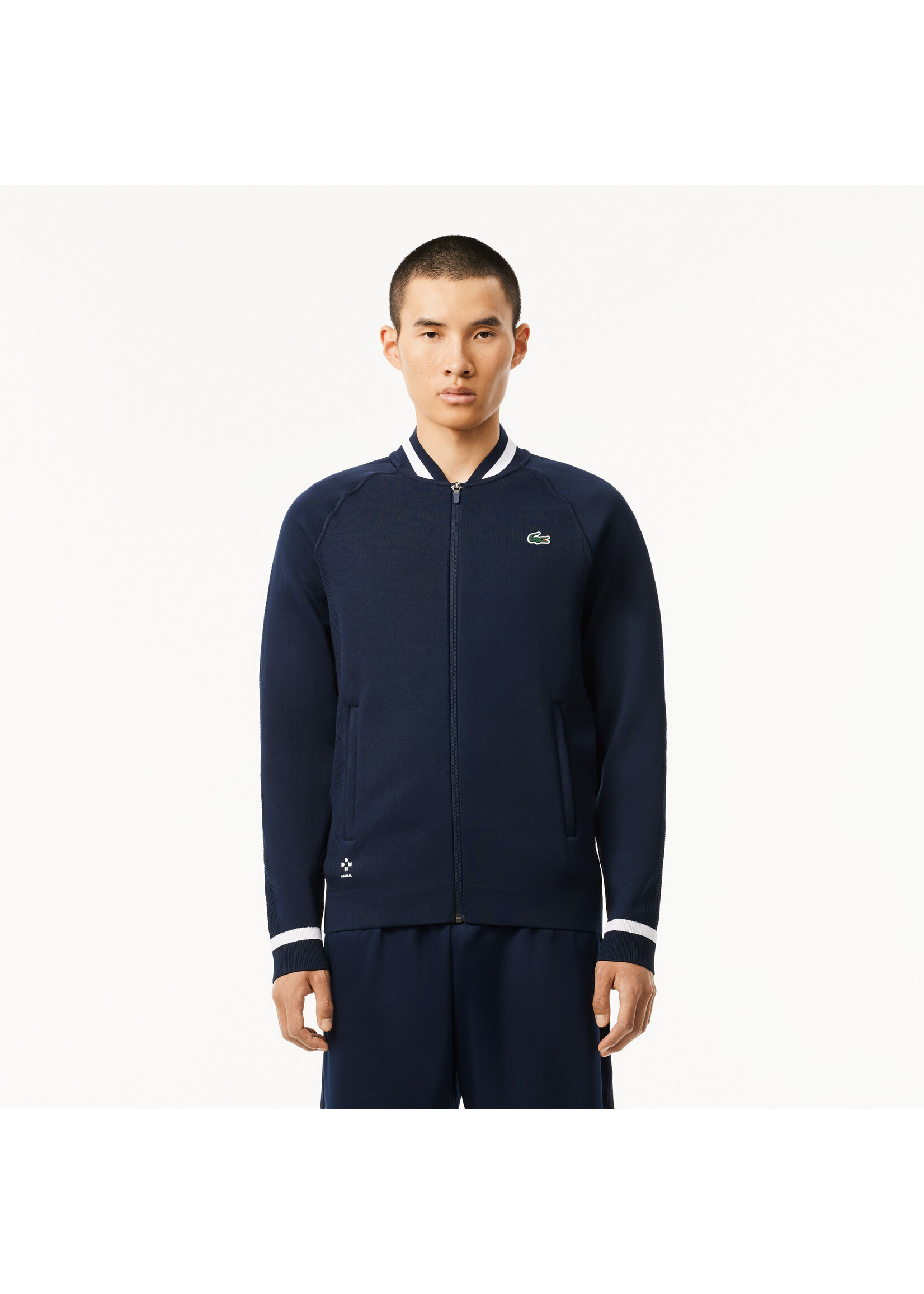 LACOSTE Veste de Tennis Ultra-Dry Lacoste x Daniil Medvedev pour homme-Bleu Marine
