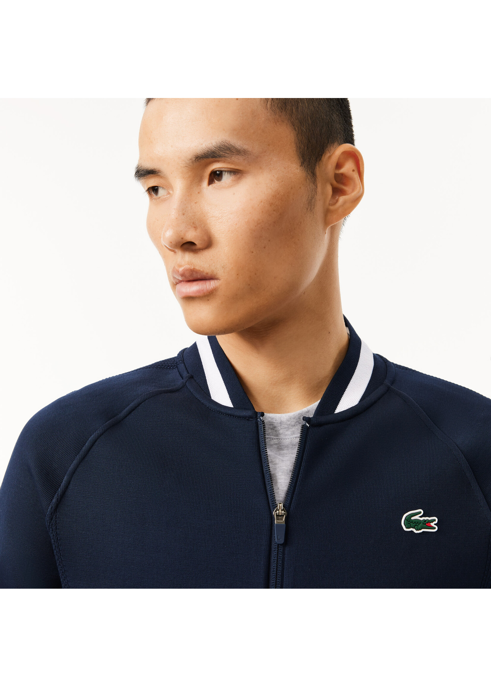 LACOSTE Veste de Tennis Ultra-Dry Lacoste x Daniil Medvedev pour homme-Bleu Marine