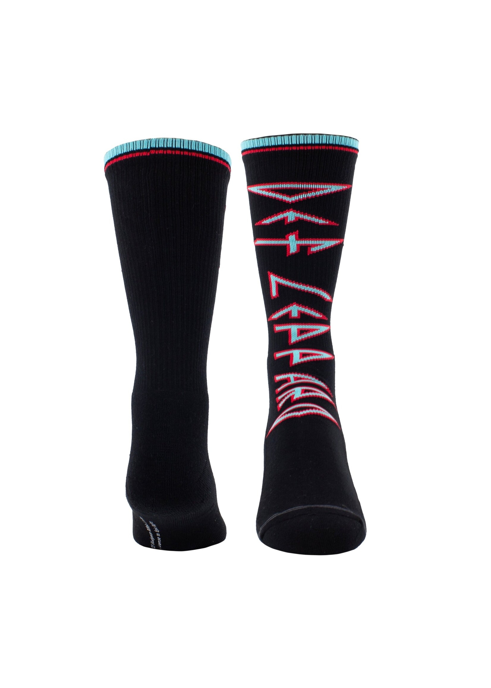PERRI'S SOCKS Bas en polyester recyclé Def Leppard logo crew-Noir