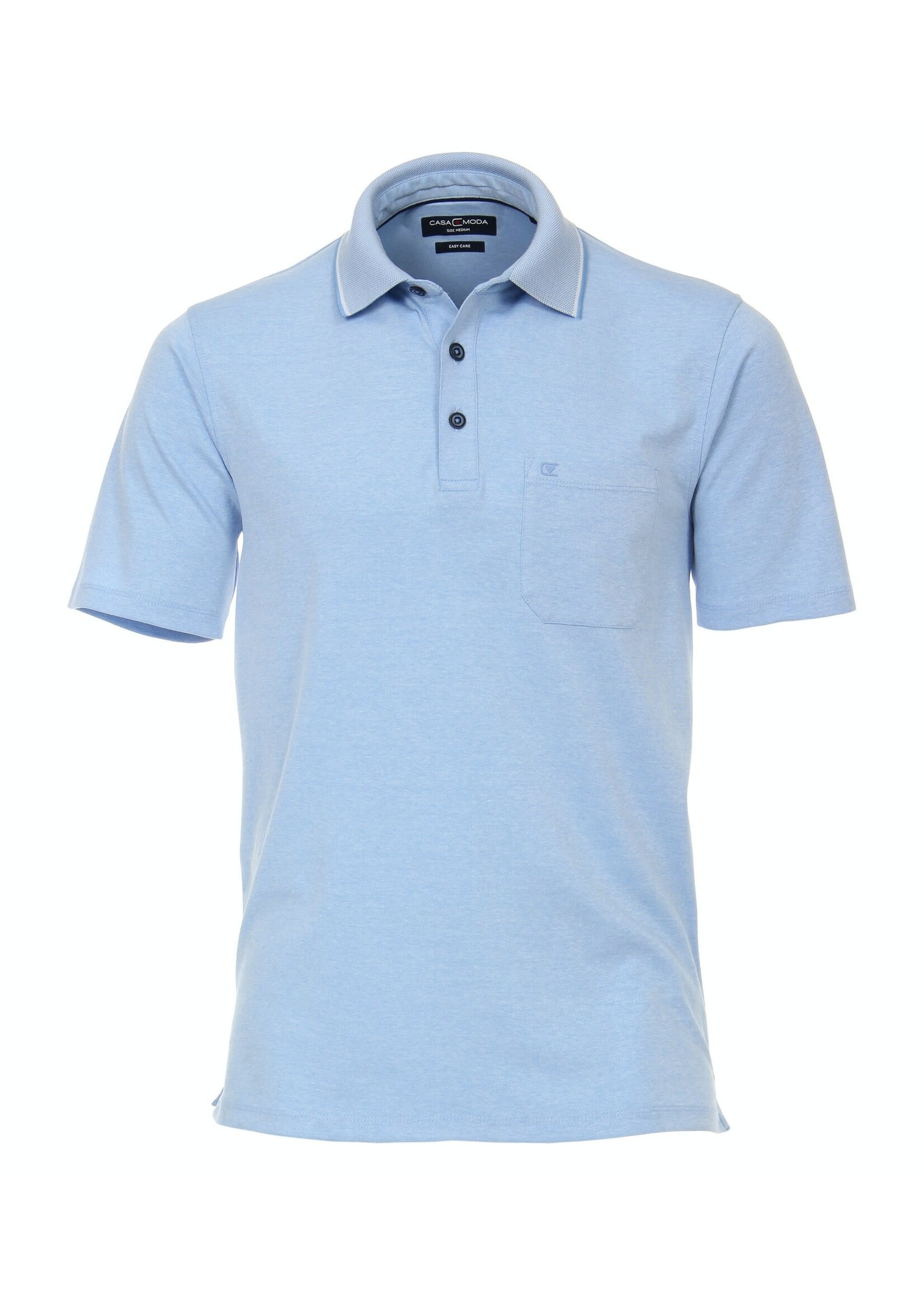 CASA MODA Polo MC avec poche appliquée pour homme -