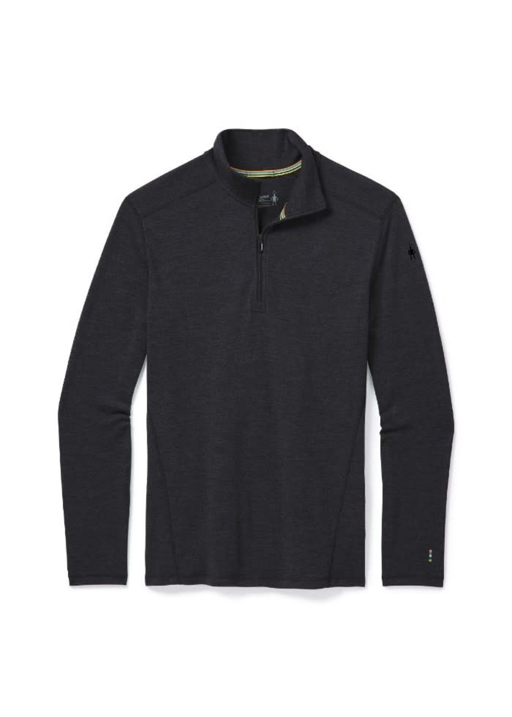 SMARTWOOL Chandail couche de base en mérinos avec fermeture éclair 1/4 uni-Homme
