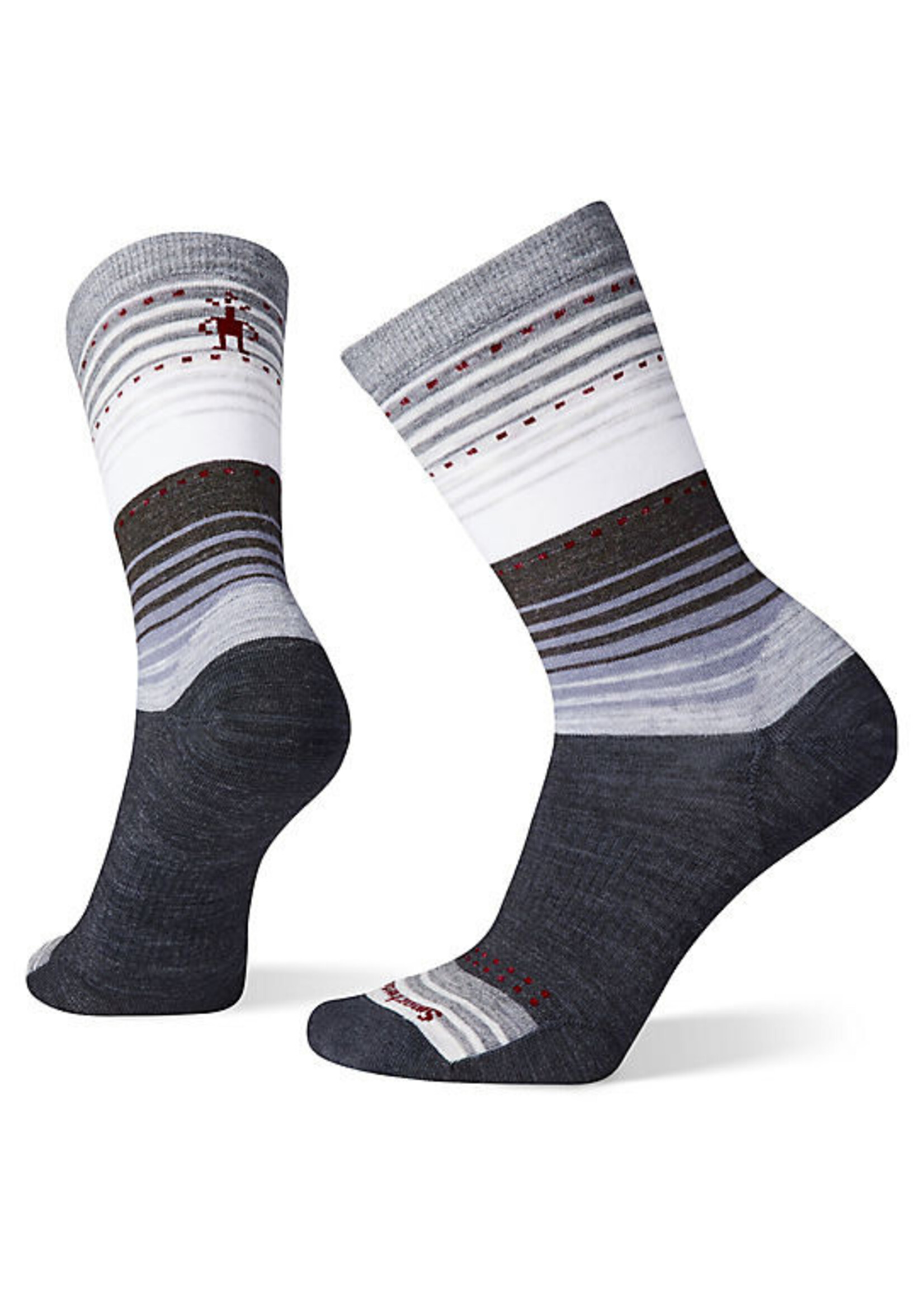 SMARTWOOL Women's Everyday Stitch Stripe Crew Socks