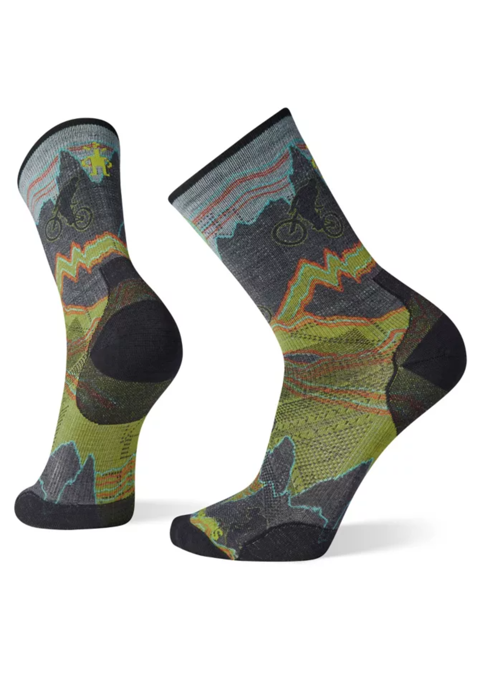 SMARTWOOL Chaussette avec motif de bicyclettes-Homme