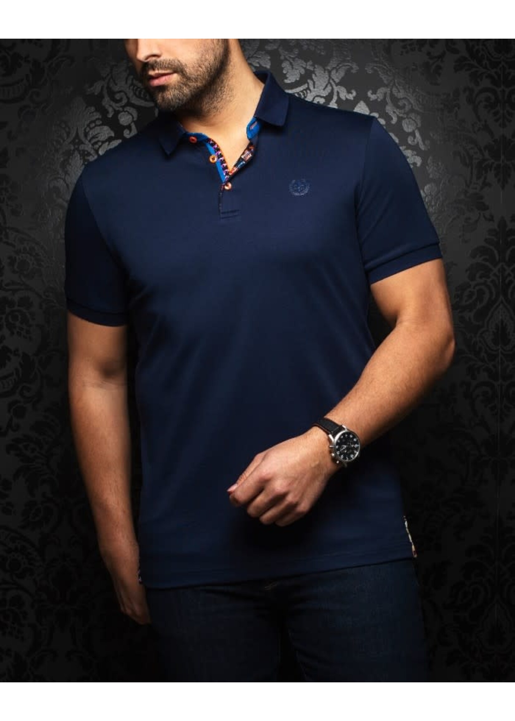 AU NOIR Men's Eagle polo shirt