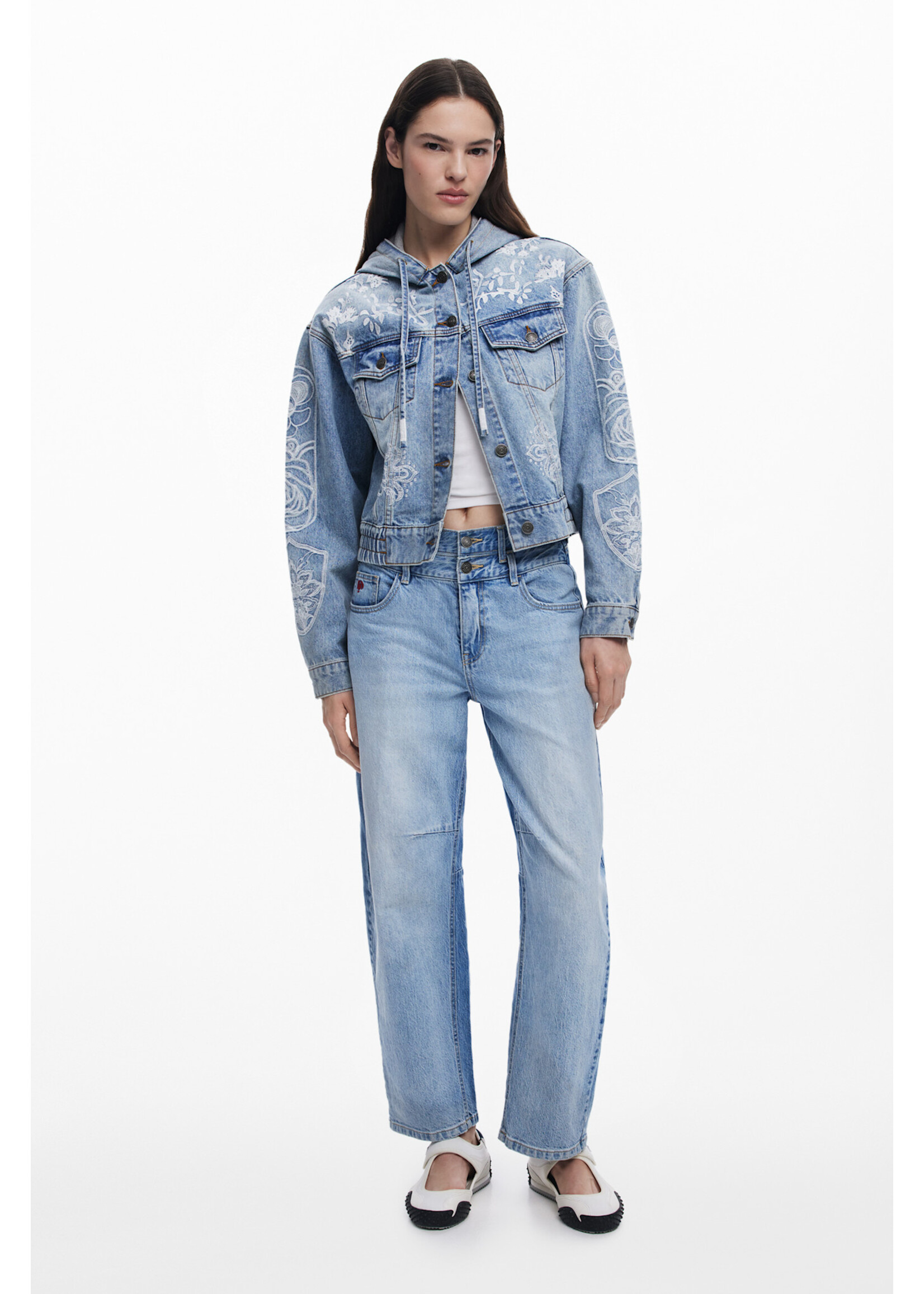DESIGUAL Veste en jeans à capuchon Desigual - CHAQ_MONTREAL