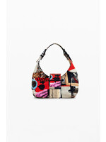 DESIGUAL BAG_COLLAGE LACROIX_HAITI BUCKLE CANVAS