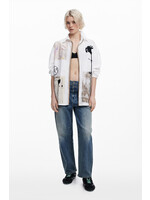 DESIGUAL Christian Lacroix Designer Collection Blouse with Zipper