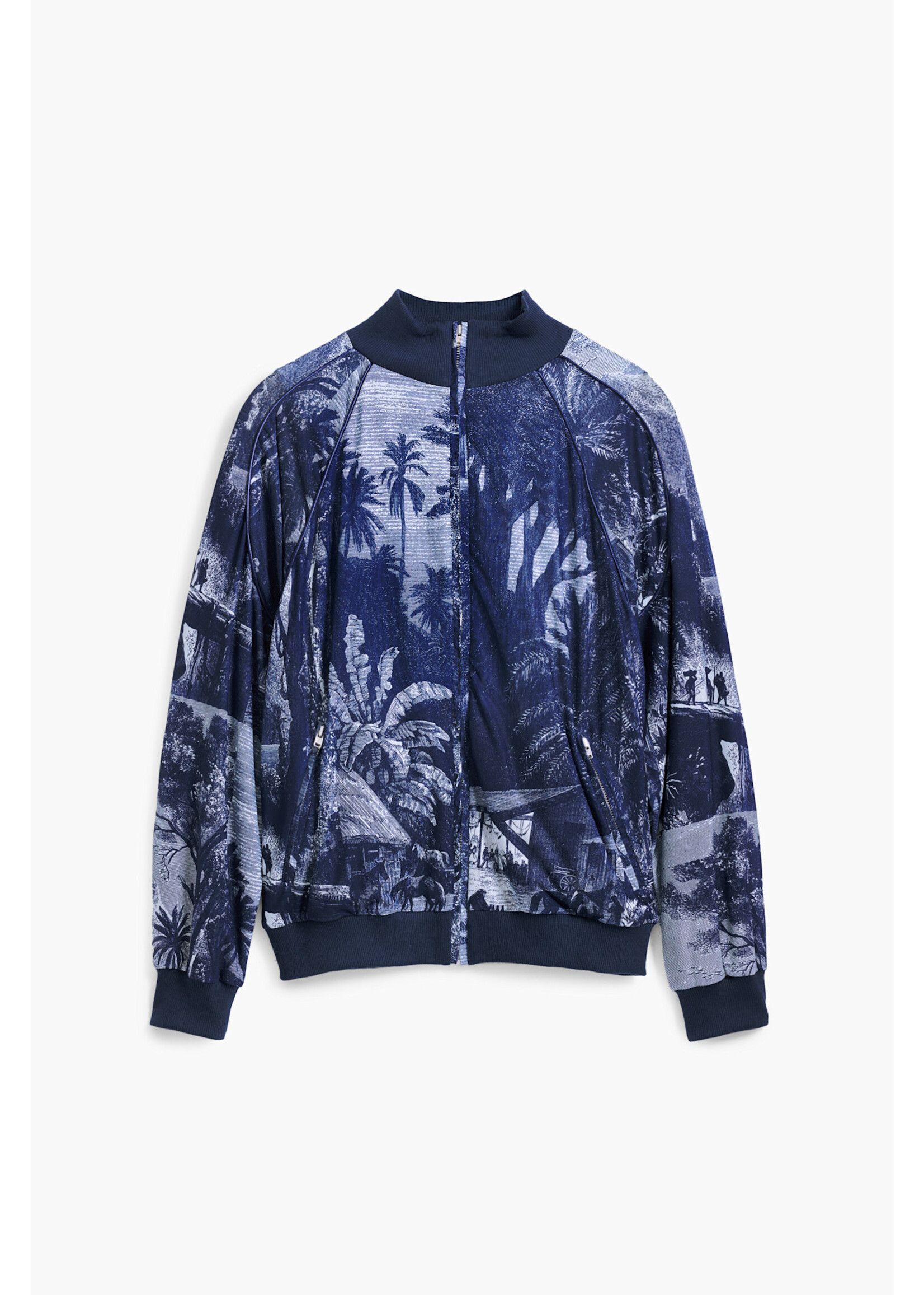 DESIGUAL Blouson Desigual ultraléger à imprimé palmiers
