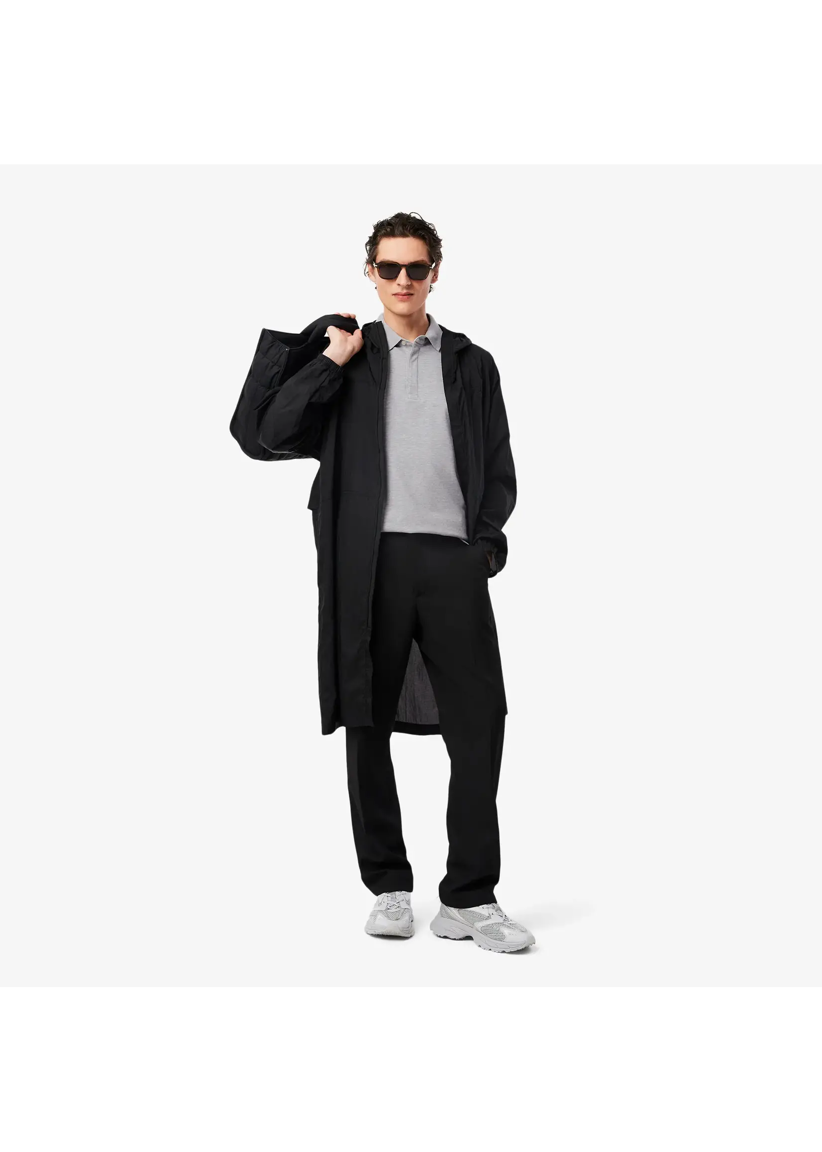 LACOSTE Men's Regular Fit Paris Stretch Piqué Polo