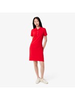 LACOSTE Robe polo slim fit en mini Piqué stretch-Grenadine
