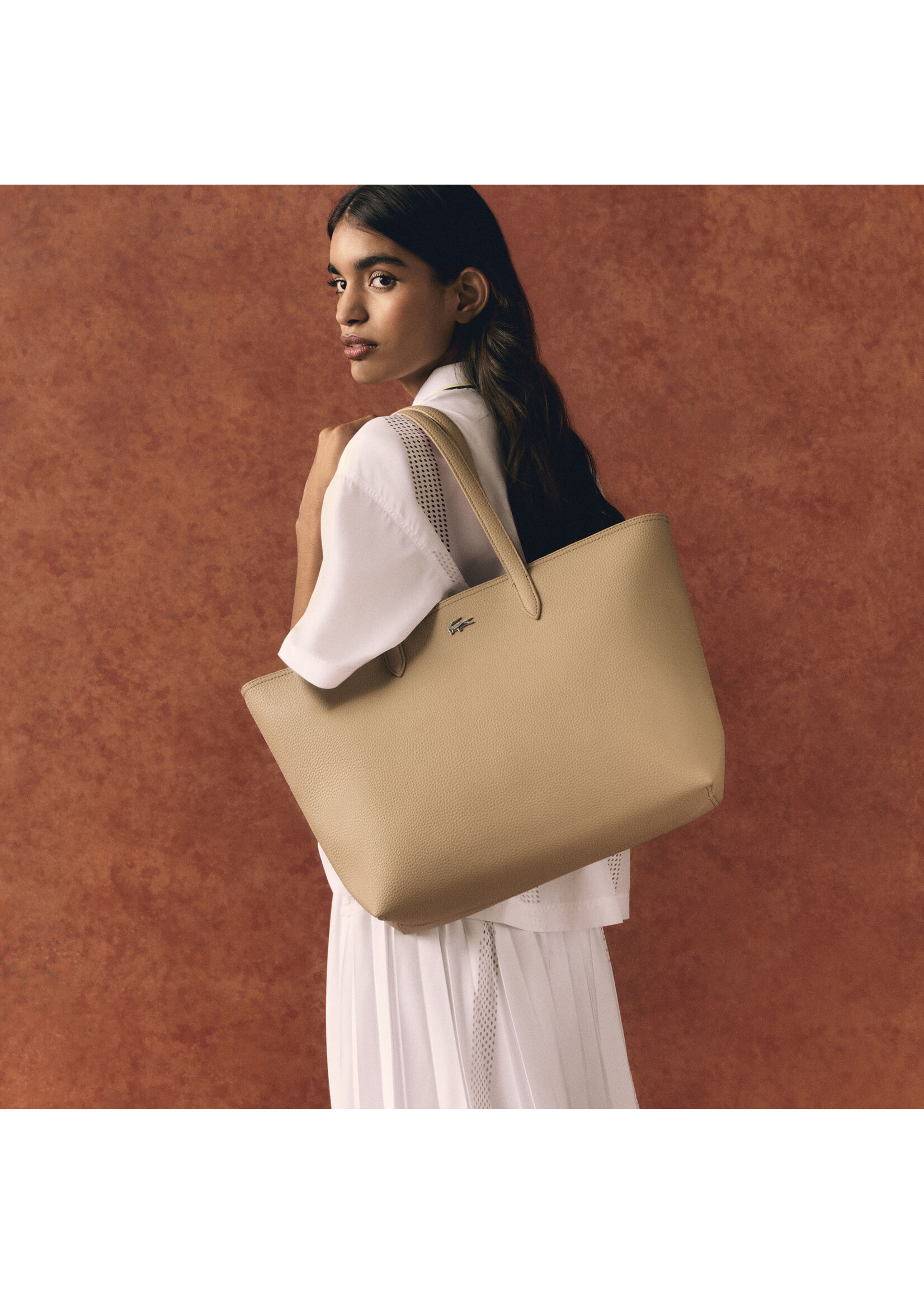 LACOSTE Sac fourre-tout zippé Anna - 3 couleurs disponibles