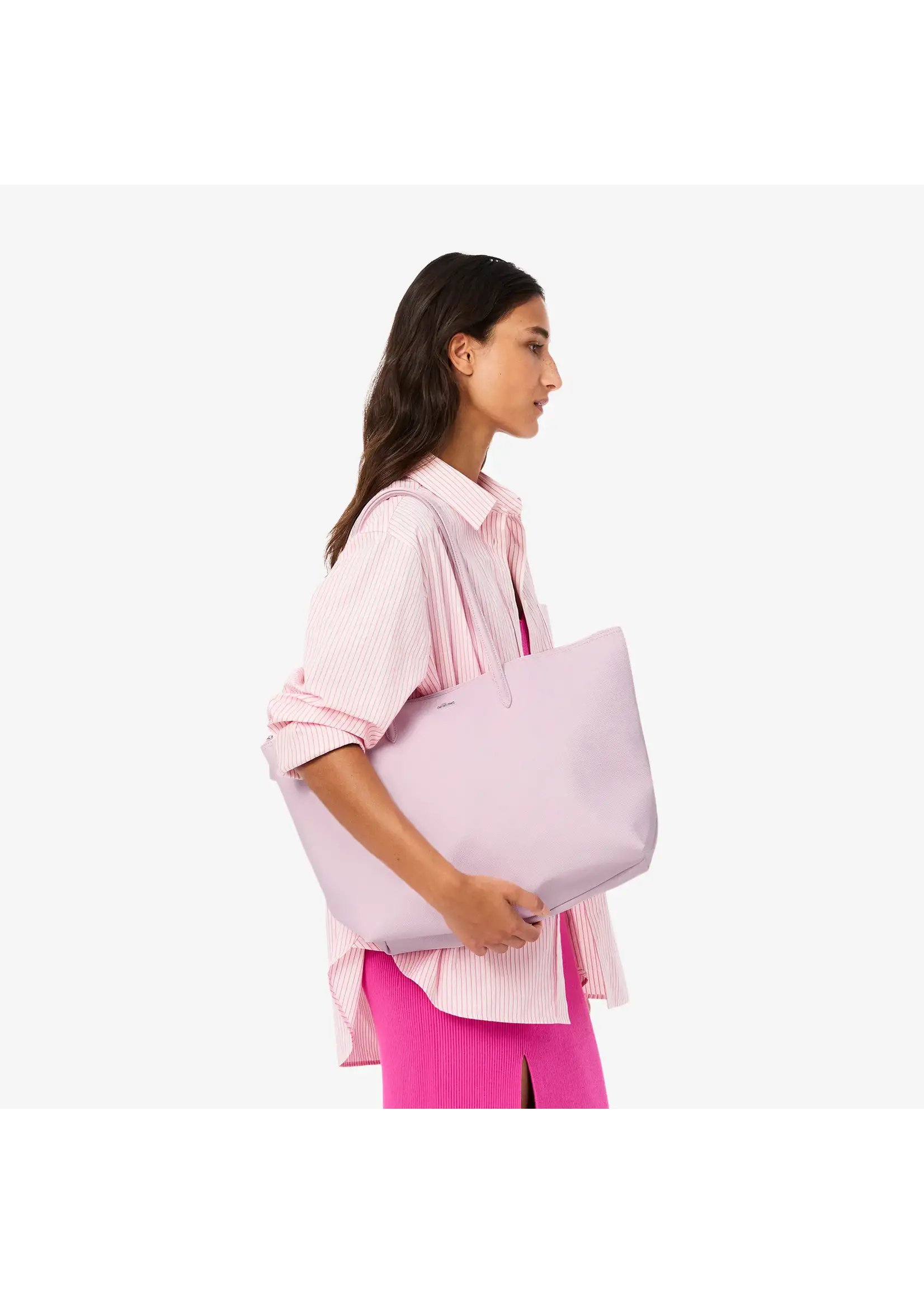 LACOSTE Sacoche zippé L.12.12 Concept unie - 4 couleurs disponibles