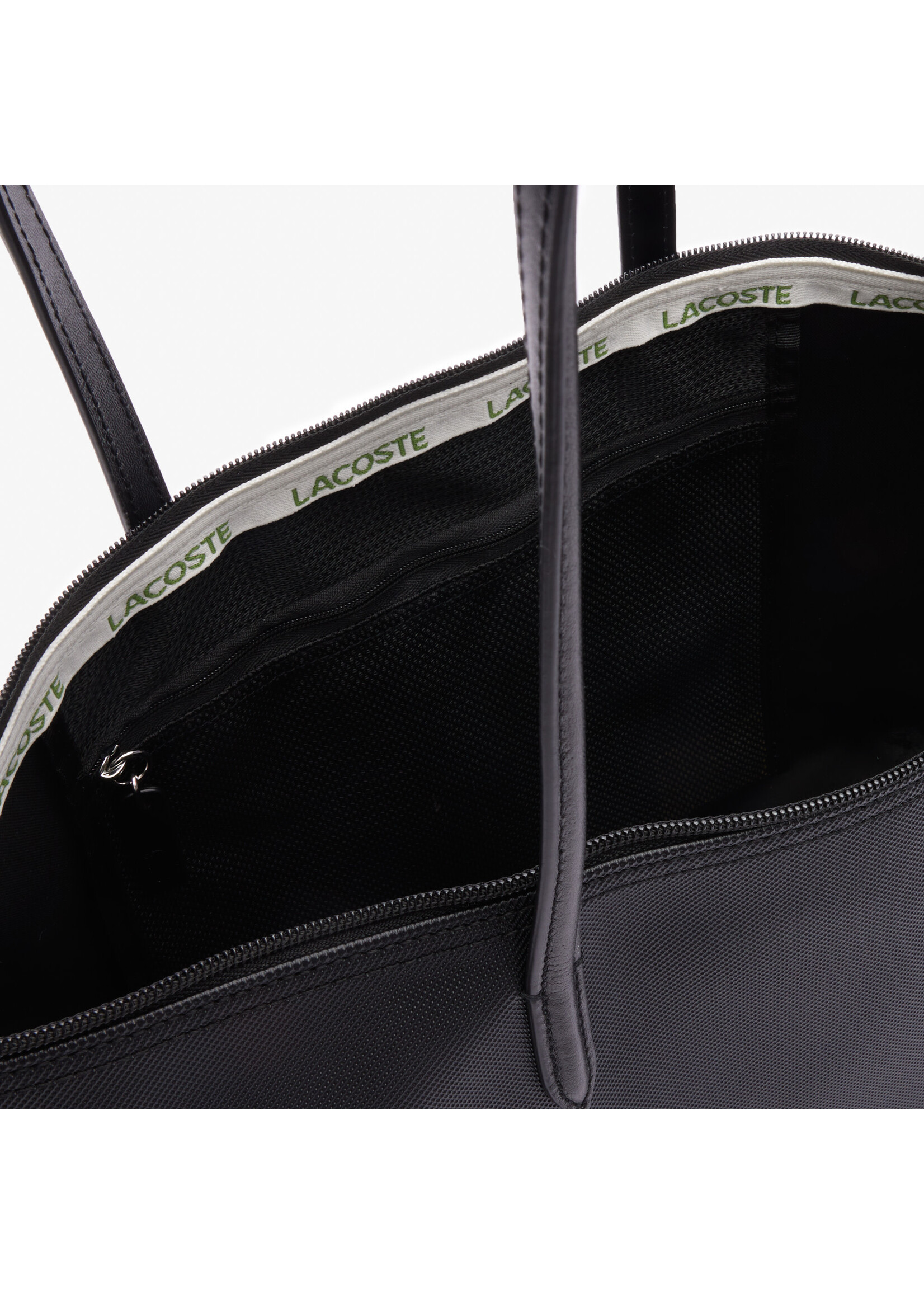 LACOSTE Sacoche zippé L.12.12 Concept unie - 4 couleurs disponibles