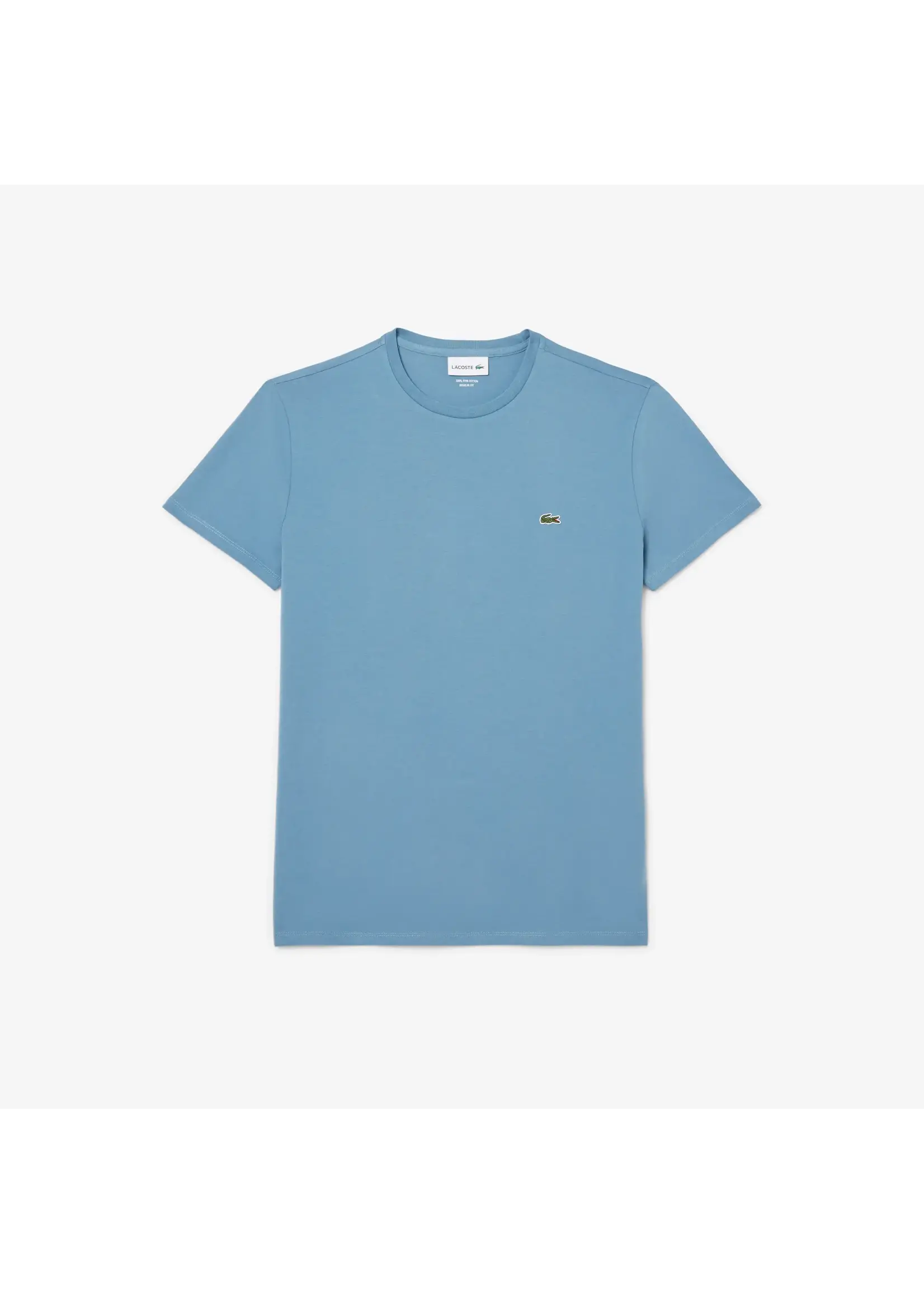 LACOSTE T-shirt coton Pima léger pour homme-CALCAIRE