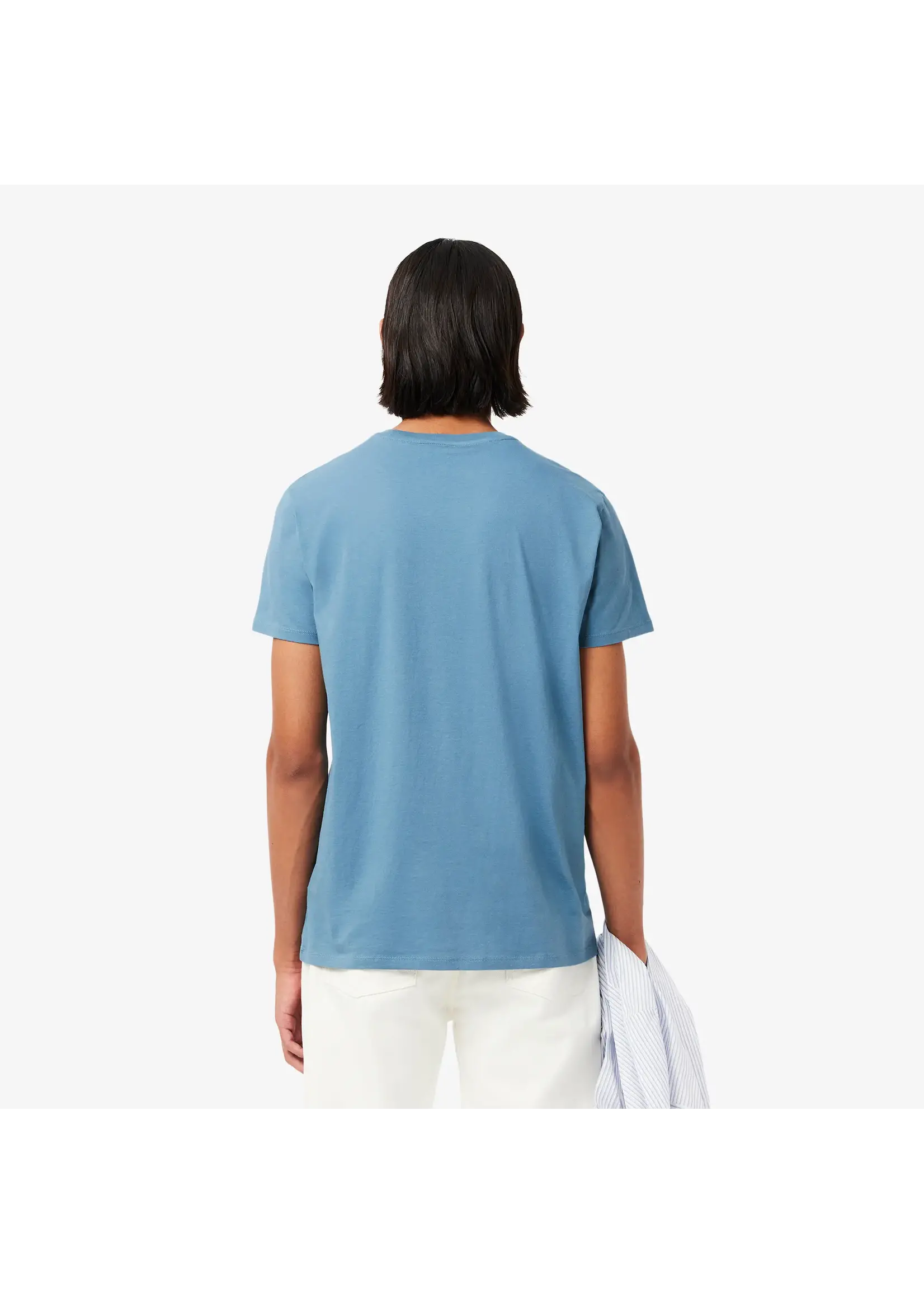 LACOSTE T-shirt coton Pima léger pour homme-CALCAIRE