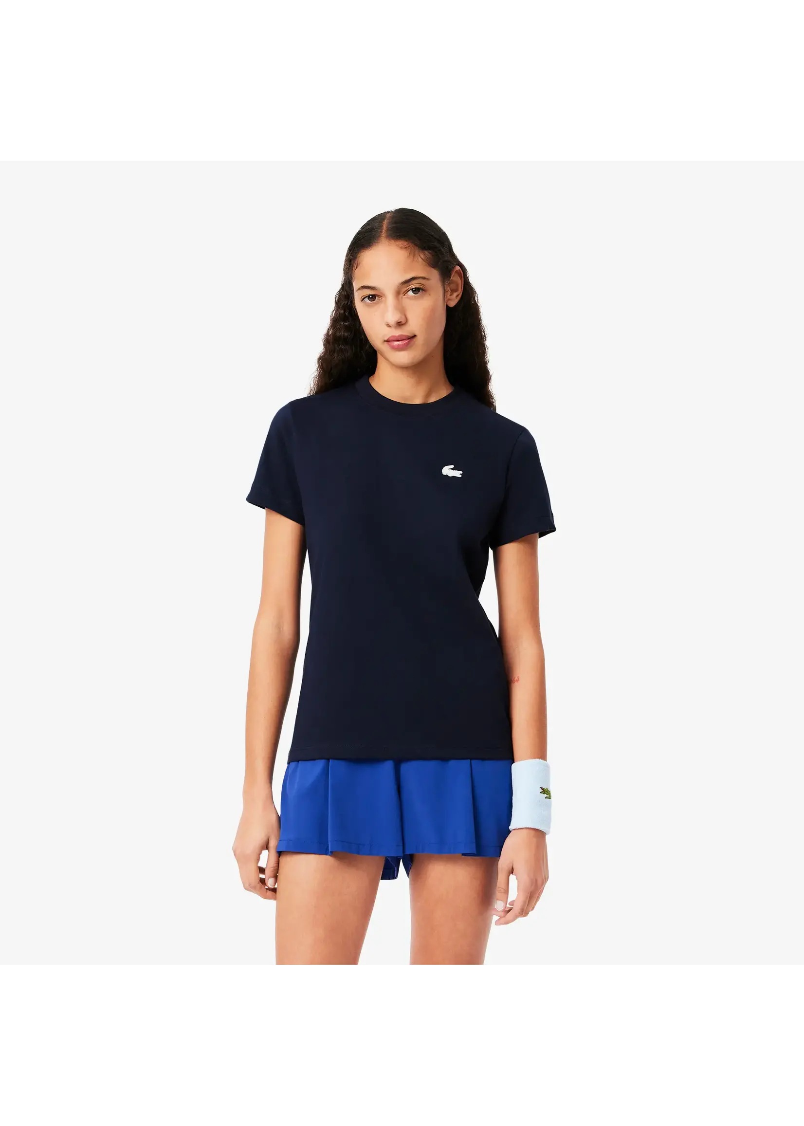LACOSTE T-shirt Sport coton technique Ultra Dry pour femme-Noir