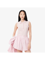 LACOSTE Women's Slim Fit L.12.D Sleeveless Stretch Polo