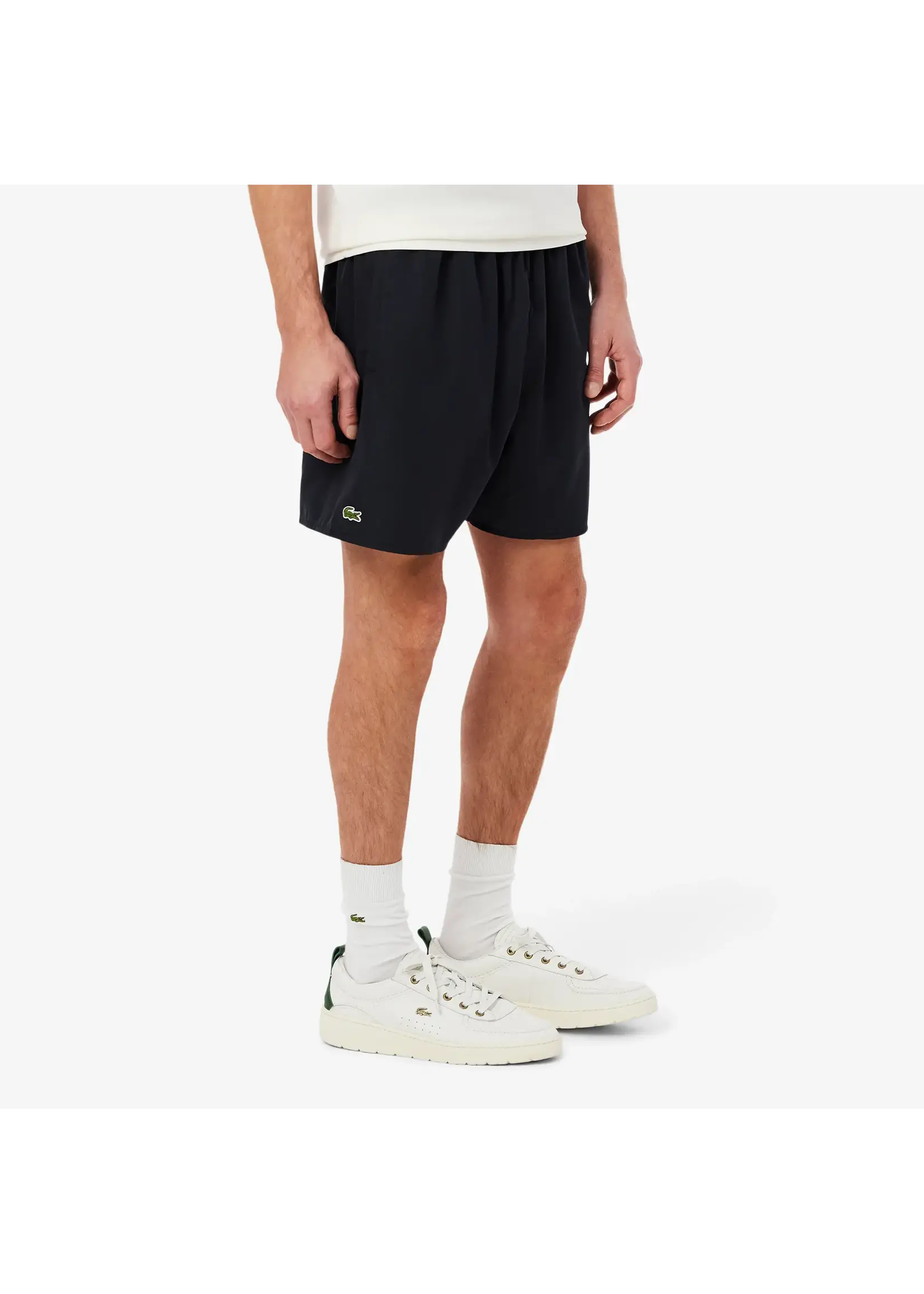LACOSTE Short de bain mi-long uni pour homme - 4 couleurs disponibles