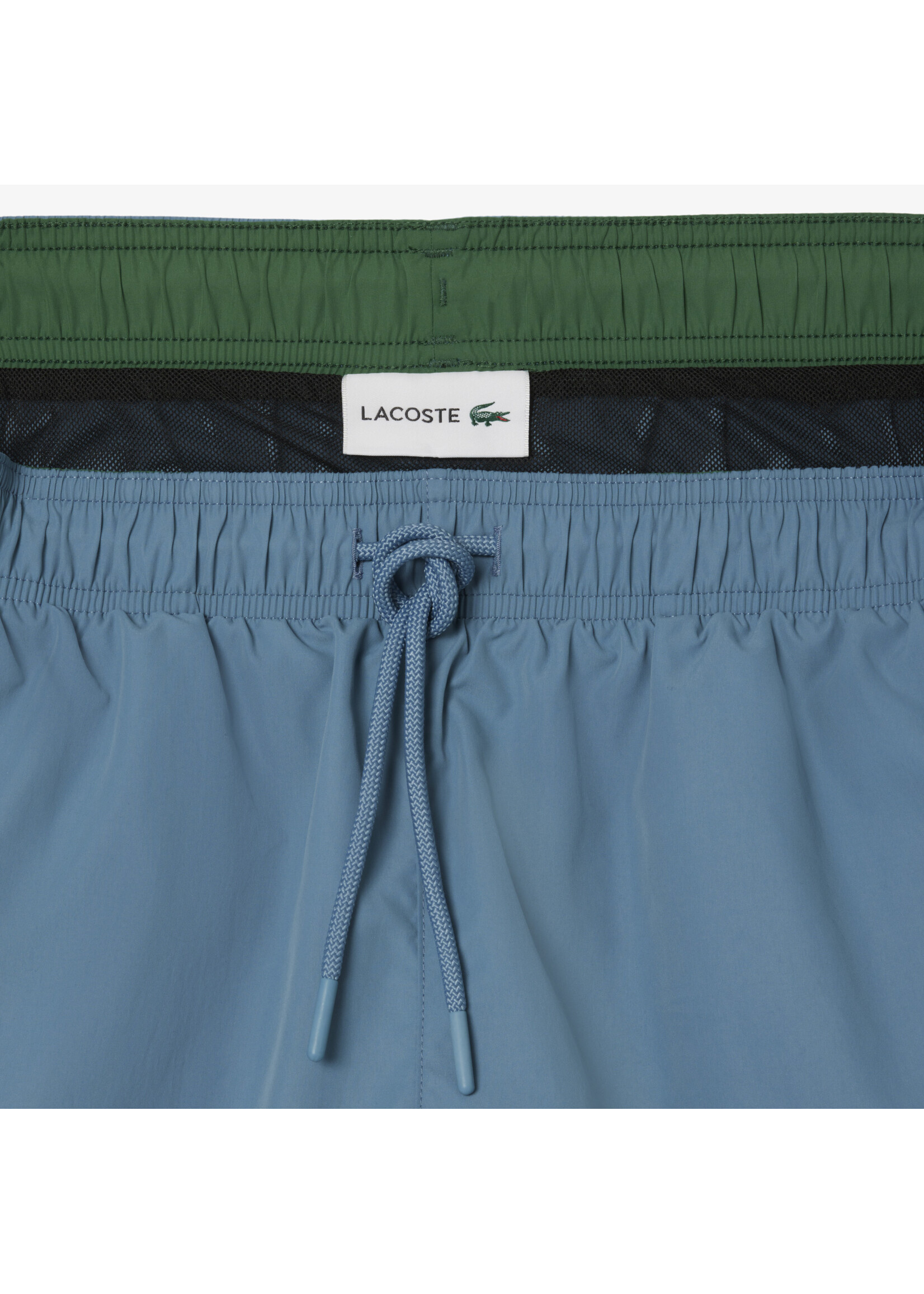 LACOSTE Short de bain mi-long uni pour homme - 4 couleurs disponibles