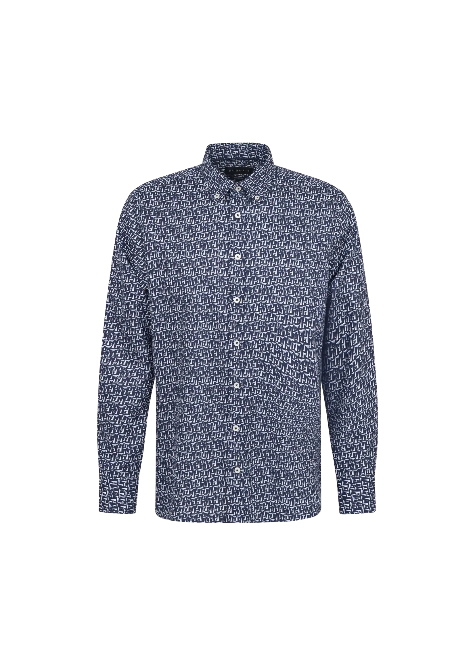 BUGATTI Chemise Bugatti imprimée voiles ML à boutons au col