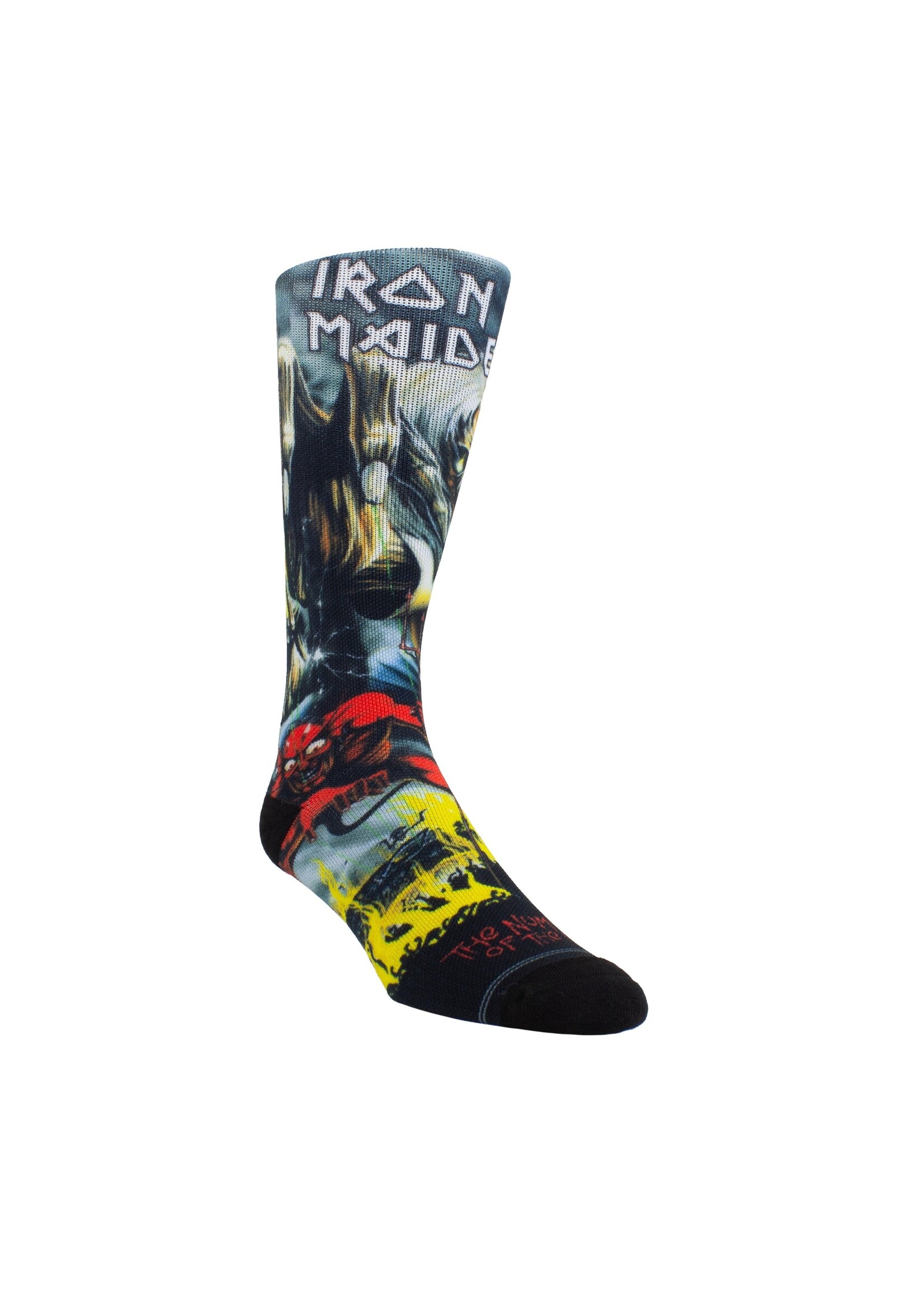 PERRI'S SOCKS Bas imprimé en sublimation Iron Maiden-The number of the beast