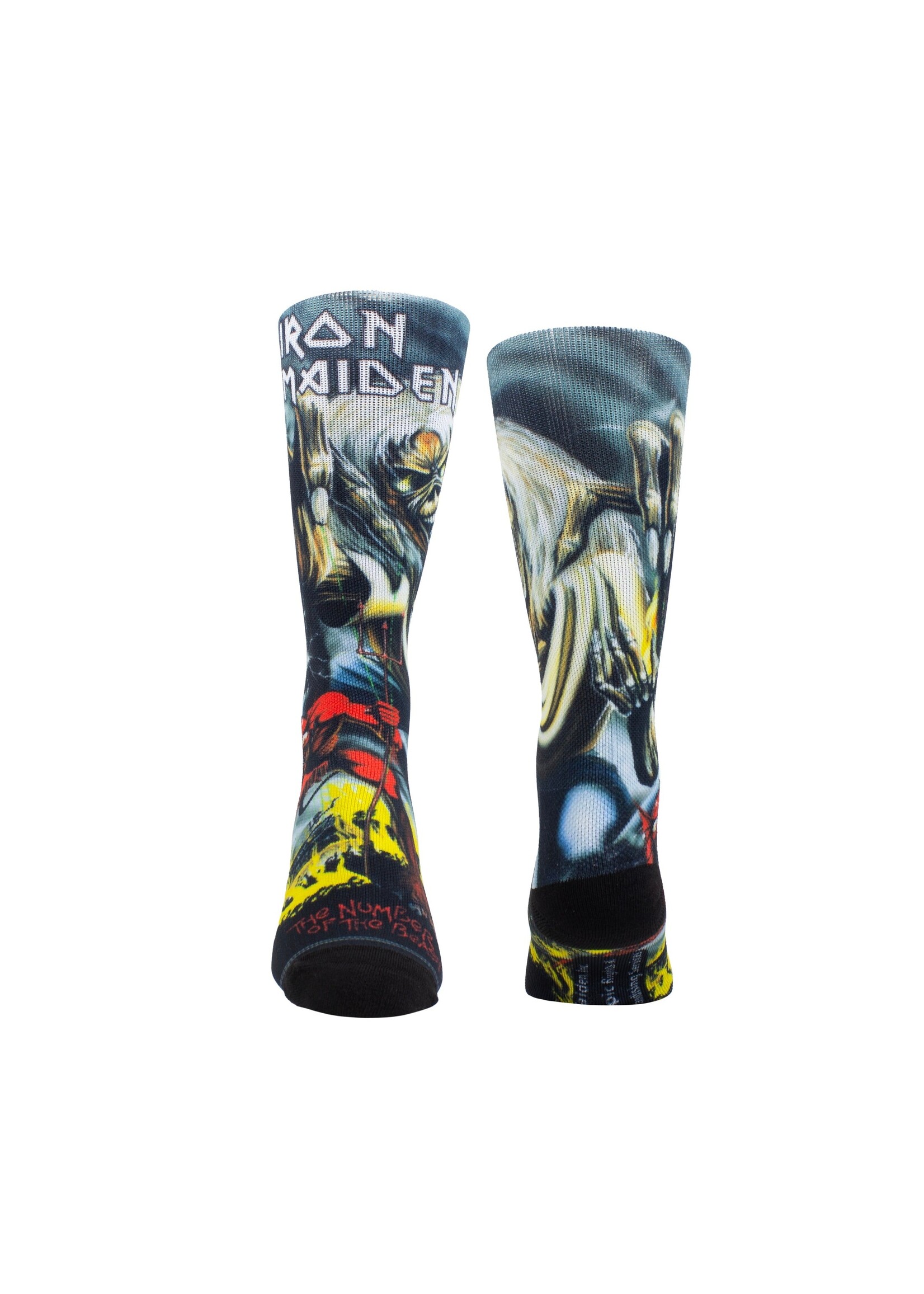 PERRI'S SOCKS IRON MAIDEN THE NUMBER OF THE BEAST SOCK, 1 PAIR