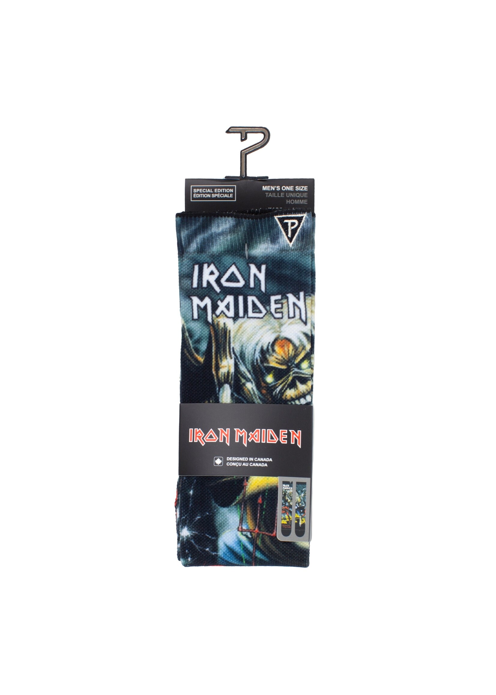 PERRI'S SOCKS IRON MAIDEN THE NUMBER OF THE BEAST SOCK, 1 PAIR
