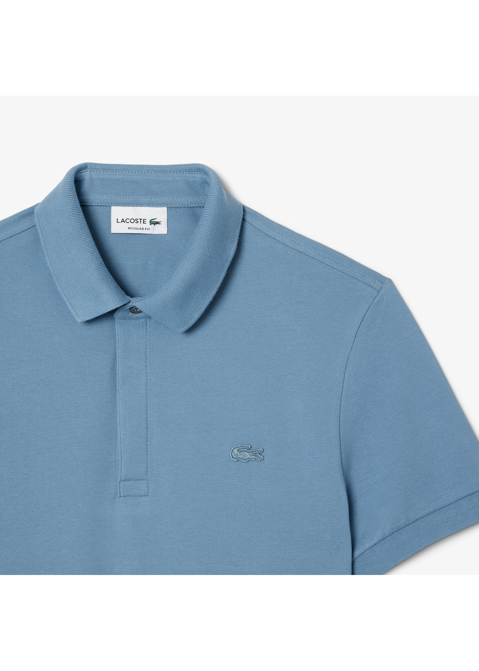 LACOSTE Polo Smart Paris en piqué de coton stretch pour homme-Bleu