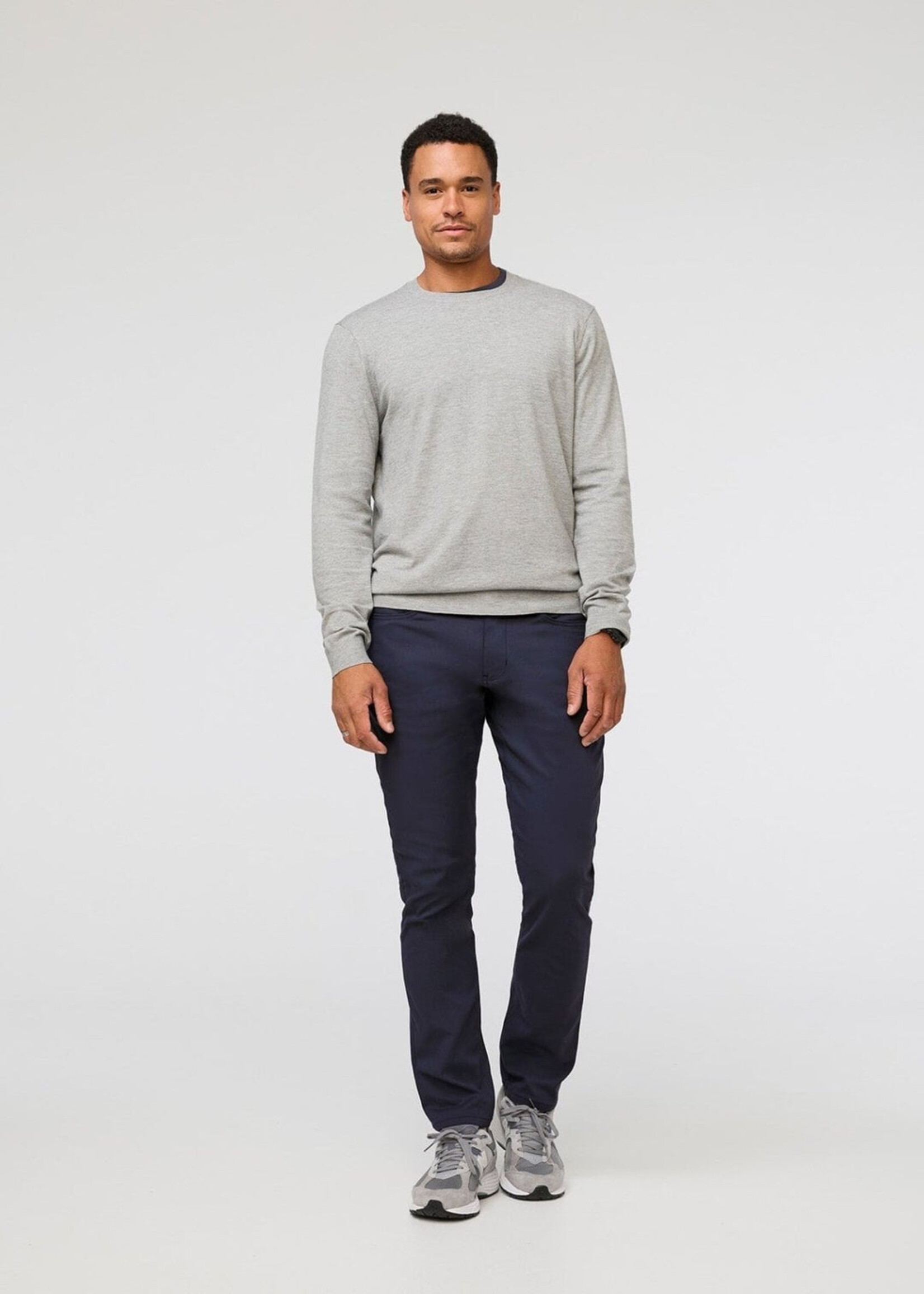 DUER Pantalon décontracté à 5 poches NuStretch pour homme - Marine