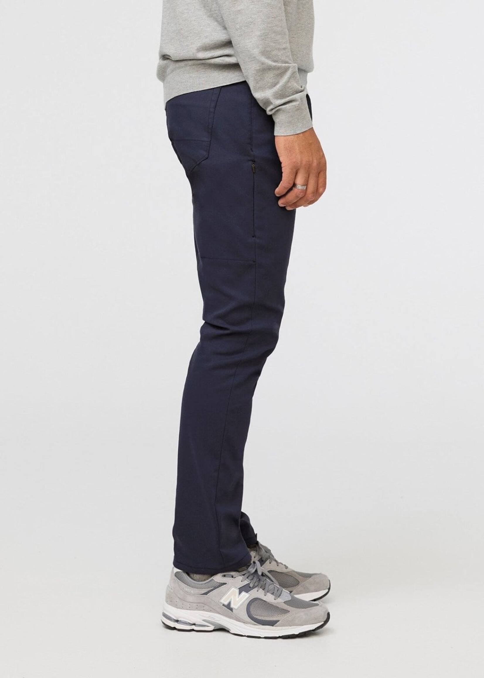 DUER Pantalon décontracté à 5 poches NuStretch pour homme - Marine
