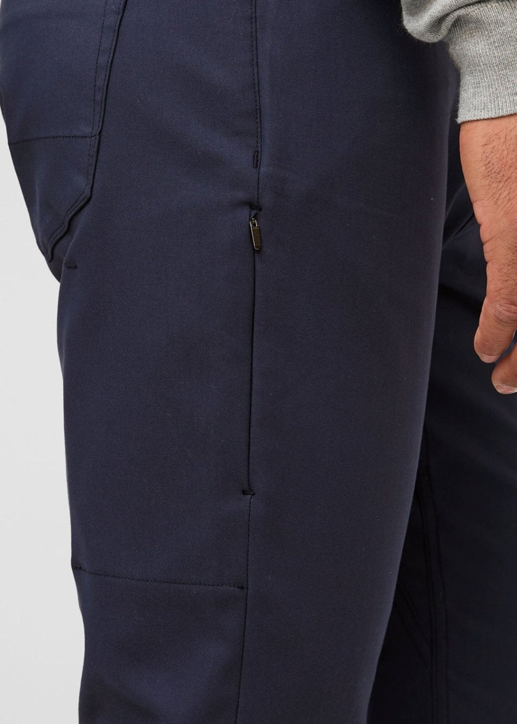 DUER Pantalon décontracté à 5 poches NuStretch pour homme - Marine