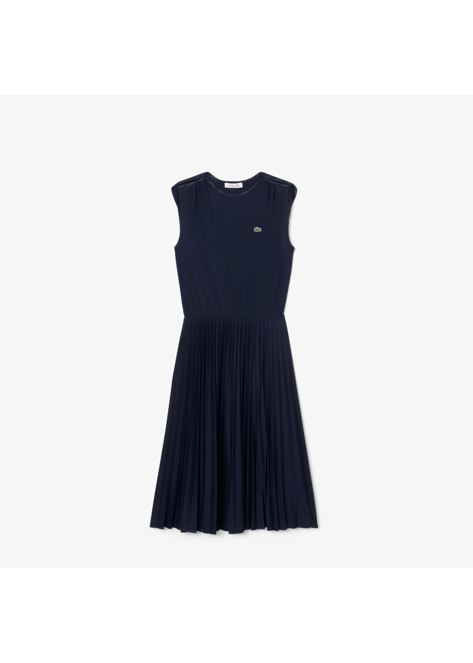 LACOSTE Women's Sleeveless Pleated Dress