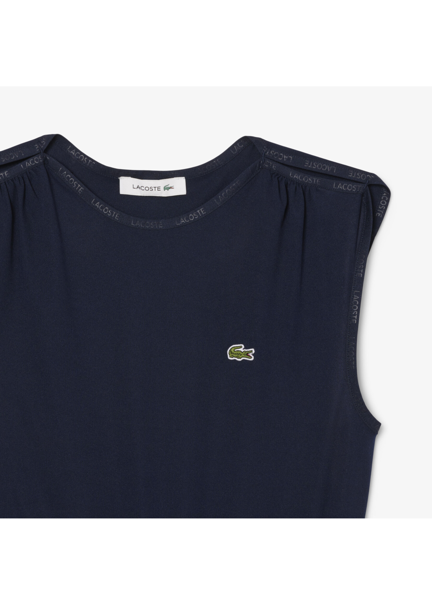 LACOSTE Women's Sleeveless Pleated Dress