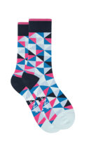 AU NOIR Colorful socks (pair) for men - Blue-Fuschia