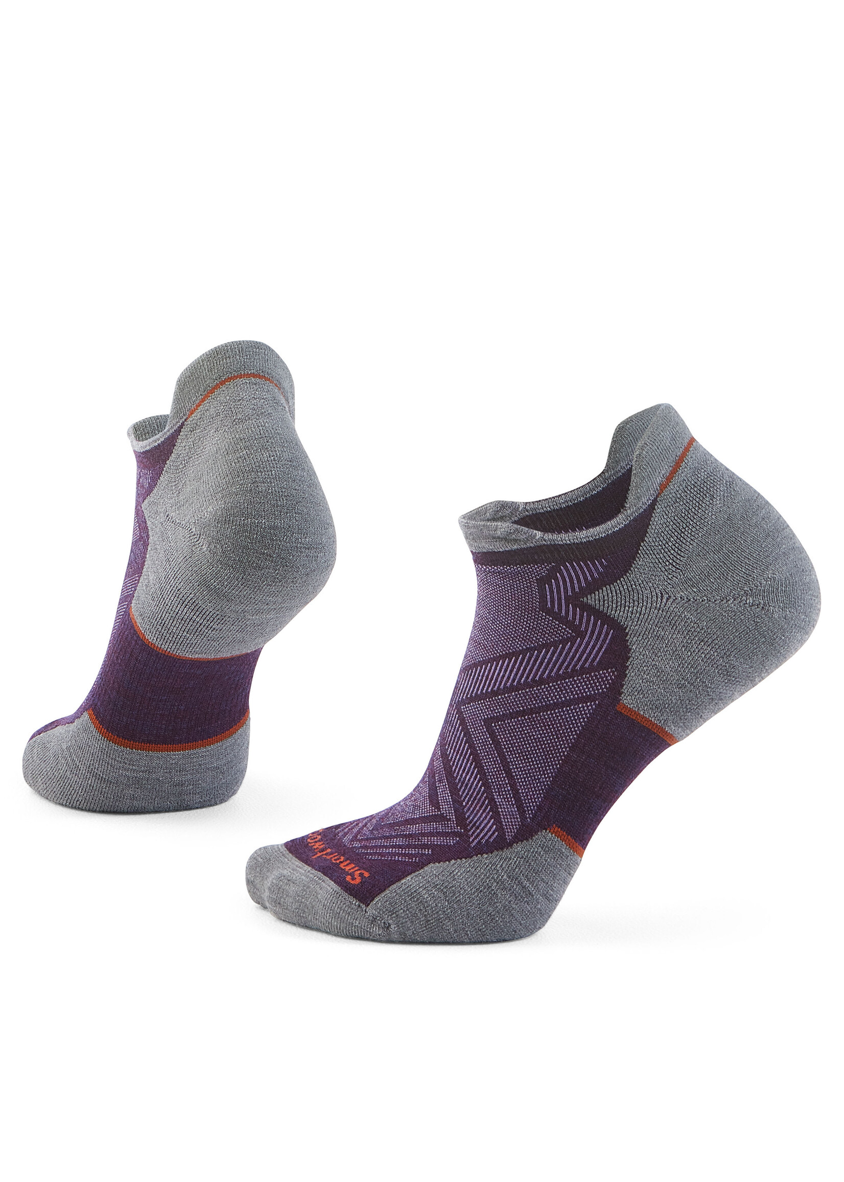 SMARTWOOL Socquette basse de course coussin ciblé pour femme - Gris moyen