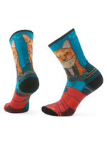 SMARTWOOL Women's Hike Geo Fox Print Crew Socks