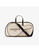 LACOSTE Grand sac à raquettes en toile Heritage-Naturel