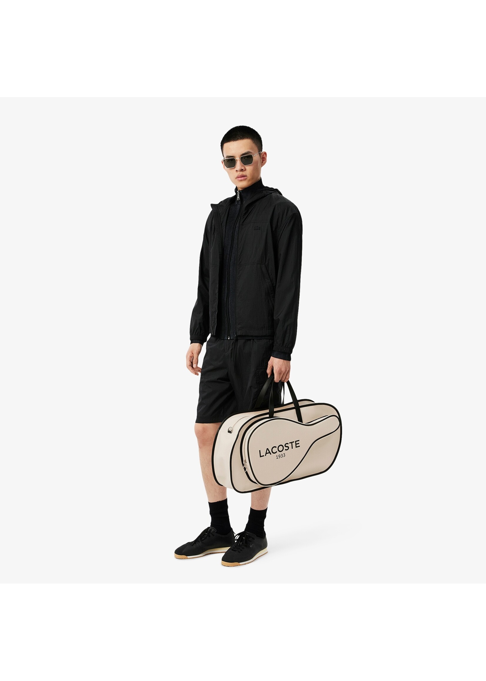 LACOSTE Unisex Large Heritage Canvas Racket Bag