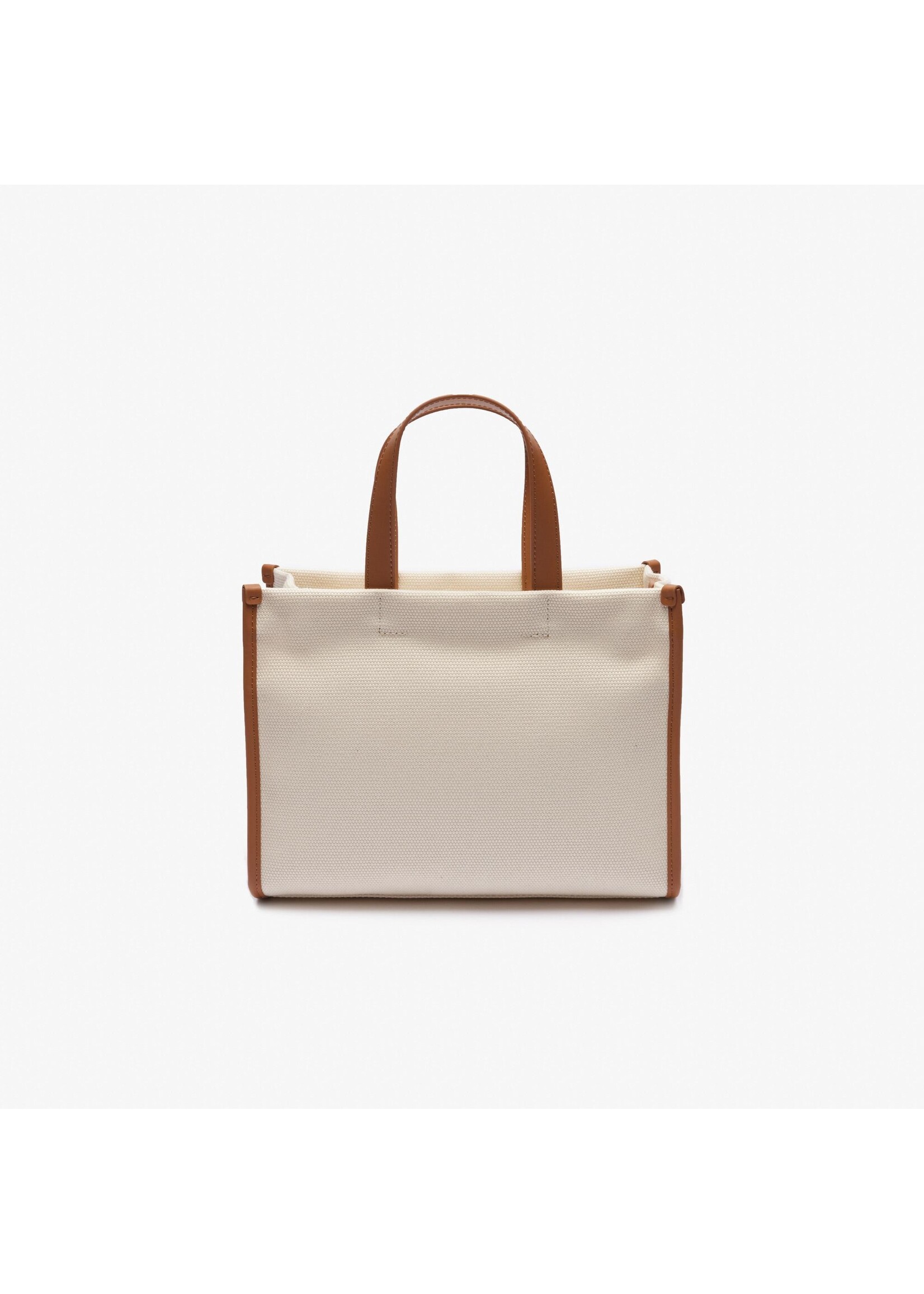 LACOSTE Small Heritage Canvas Tote