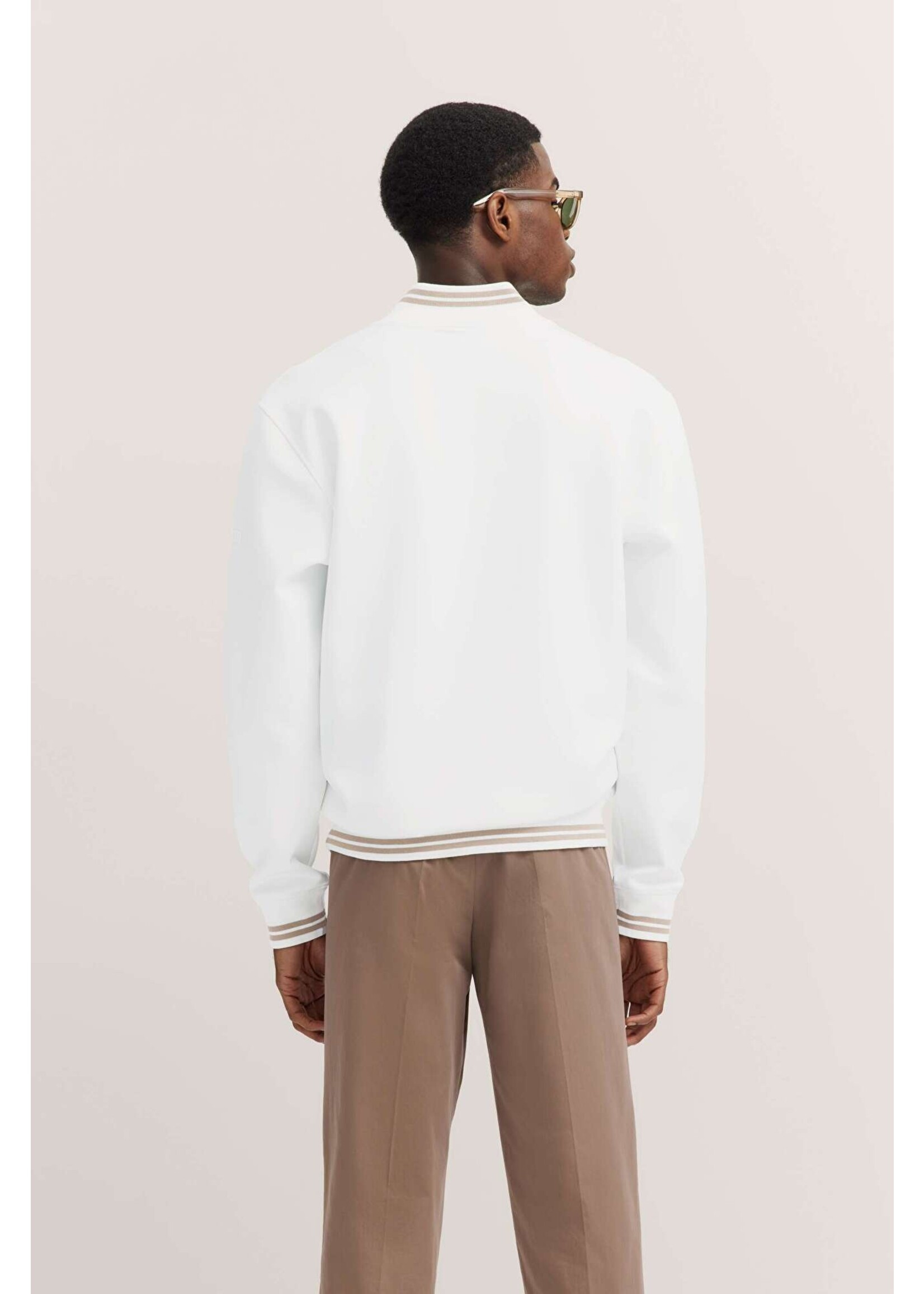 BUGATTI Veste en tricot avec fermeture éclair complète - 2 couleurs disponibles