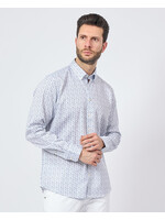 BUGATTI Men's shirt with micro-patterns