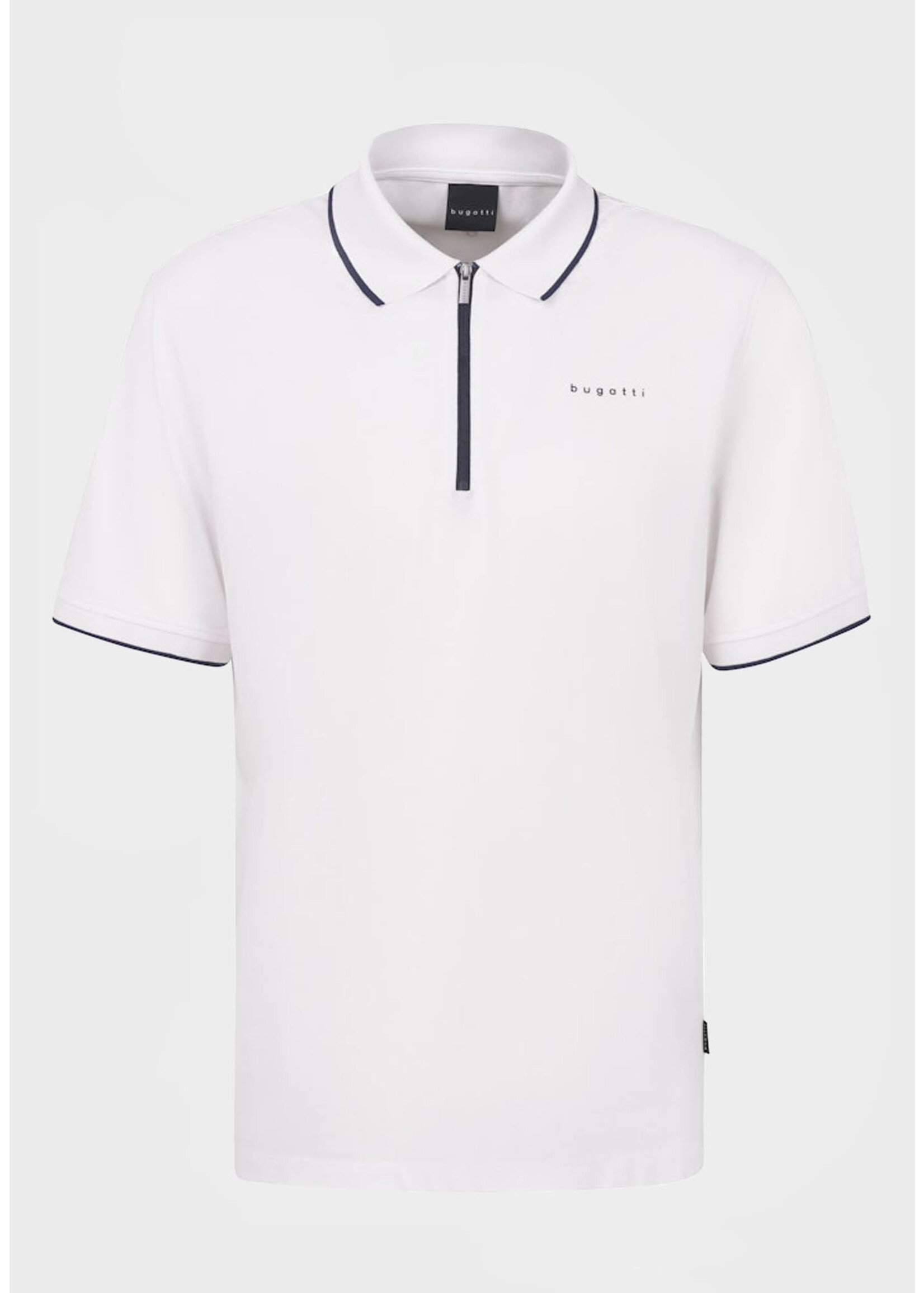 BUGATTI Polo à manches courtes avec fermeture éclair pour homme Bugatti