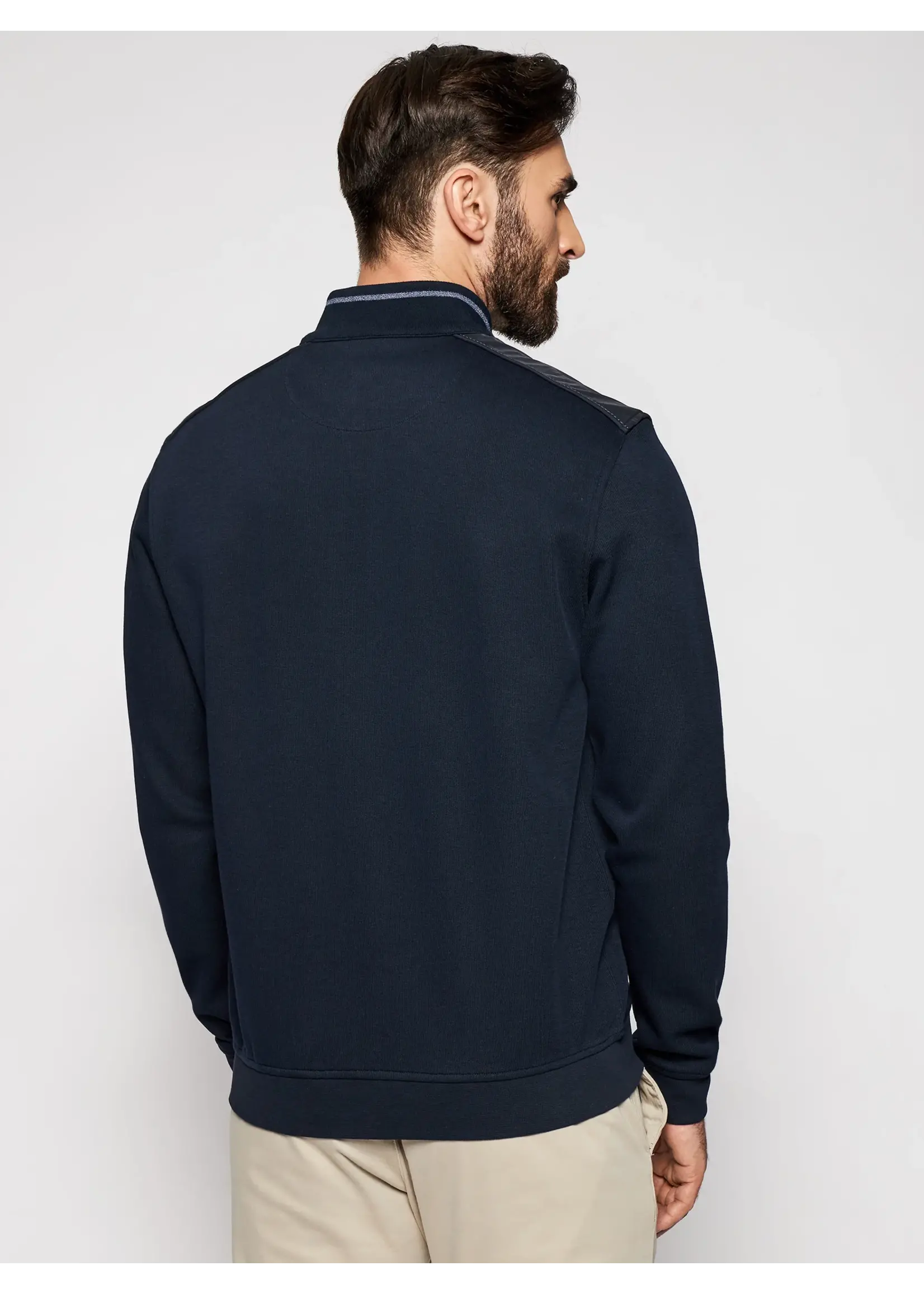 BUGATTI Full Zip Ribbed Knit Jacket - 2 colors available
